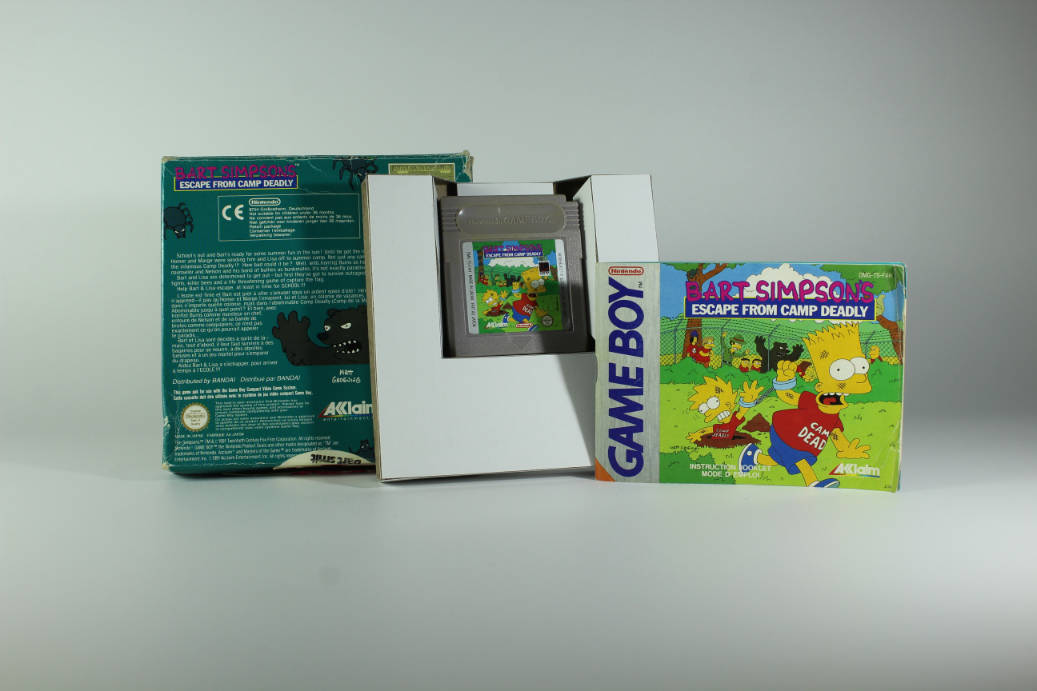 Bart Simpson’s Escape from Camp Deadly GB Compleet