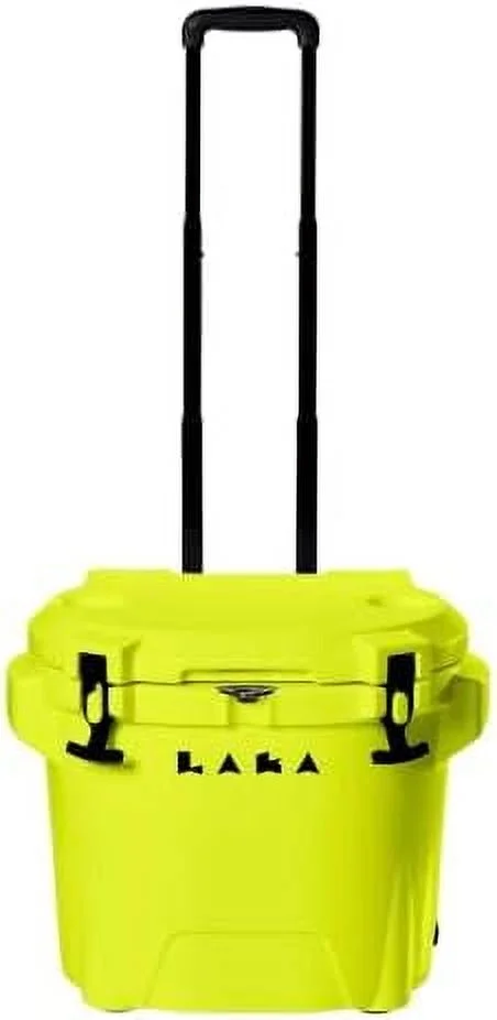 30 Quart Wheeled Hard Cooler Insulated Portable Ice Chest Box Durable, All-Terrain Rolling Cooler for Beach, Drink, Beverage, Boating, Fishing, Camping, and Outdoor Activities