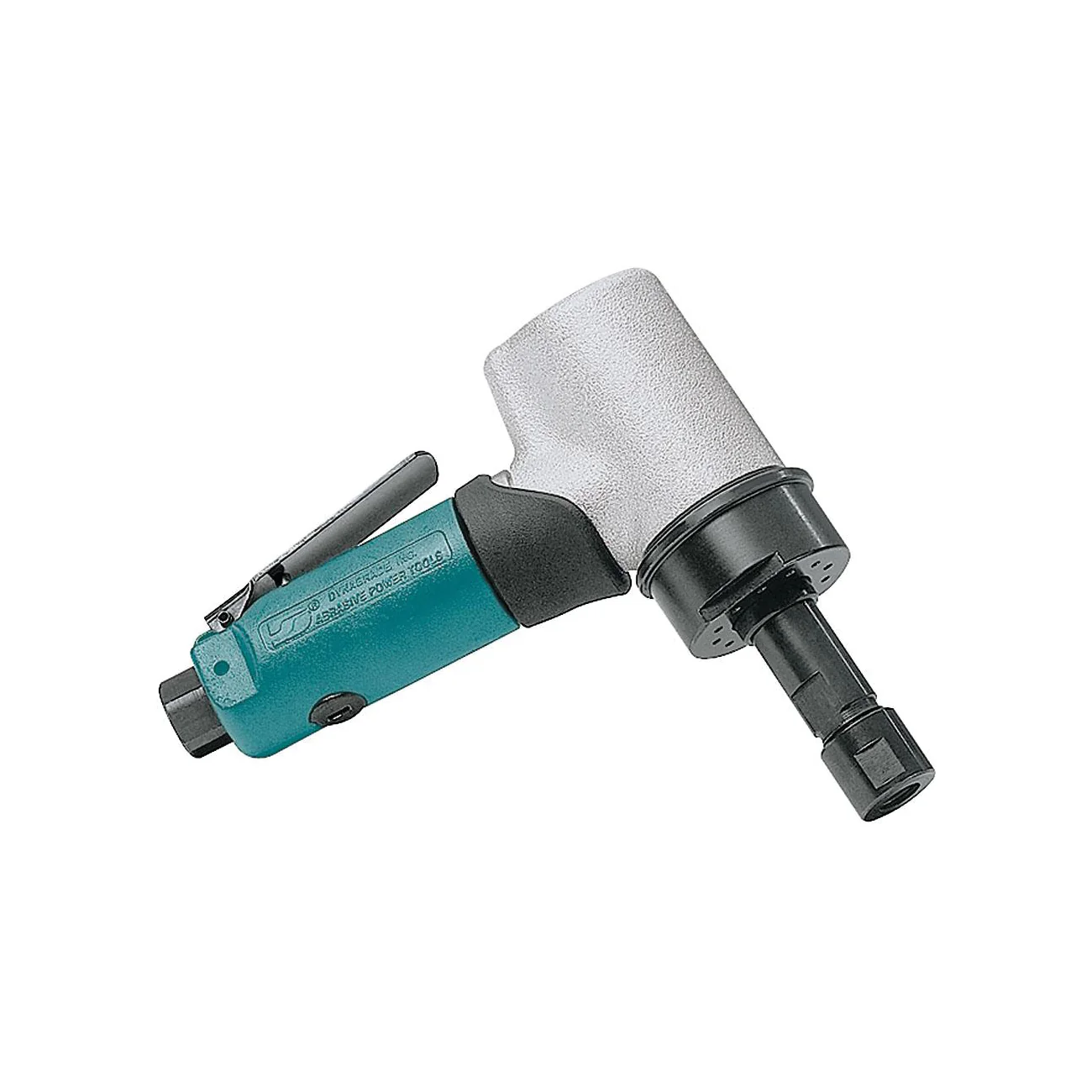 Dynabrade 52242  ~  .7 Hp 7 Degree Offset Die Grinder 20000 Rpm Gearless Front Exhaust Long Shank 1/4 Inch Collet