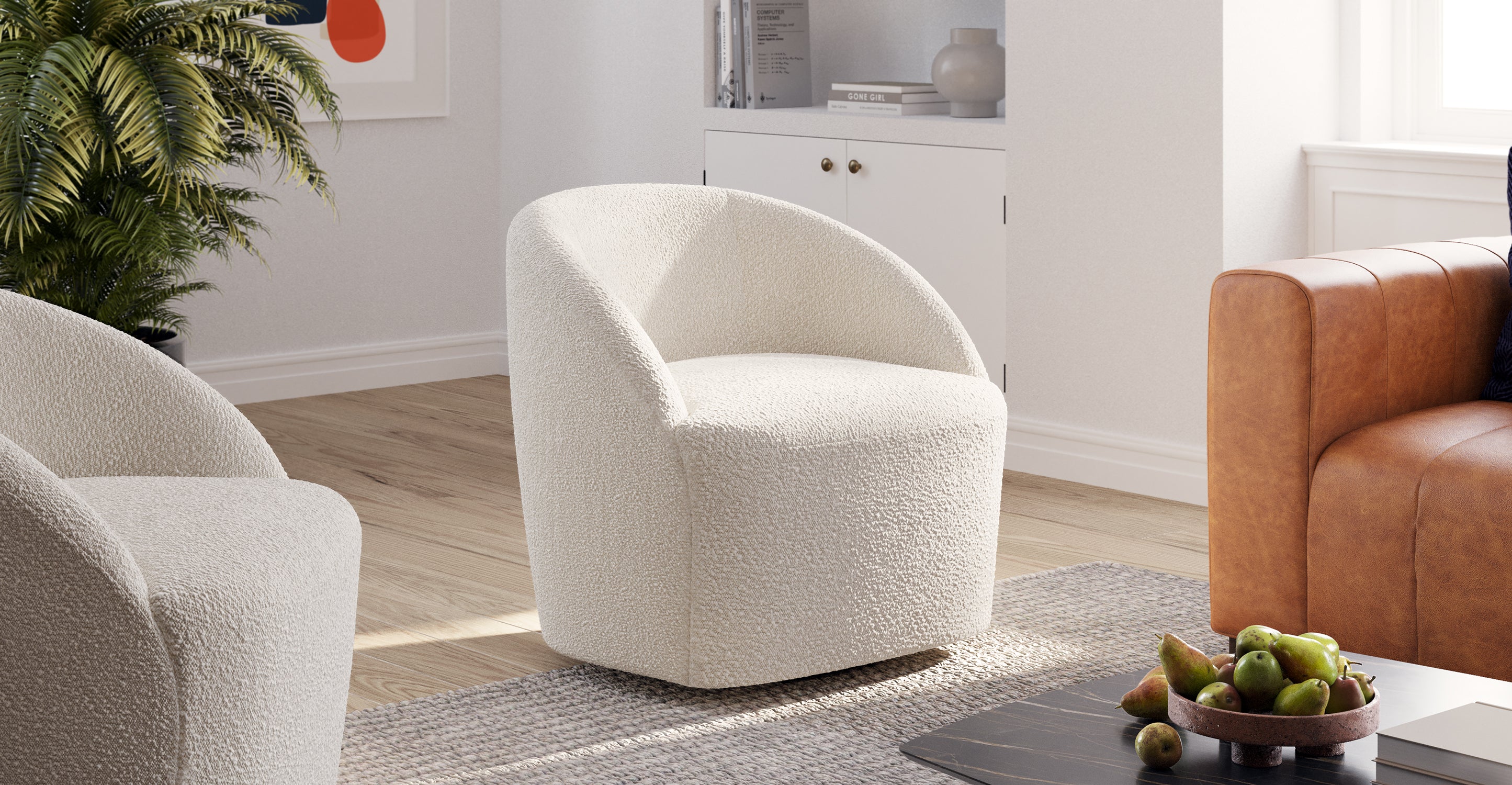 Alma Swivel Lounge Chair