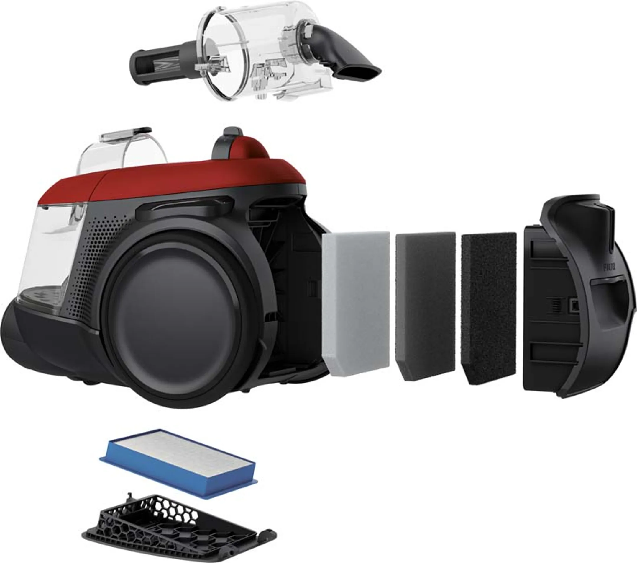 AEG Stofzuiger zonder zak AL61C2CR Rood