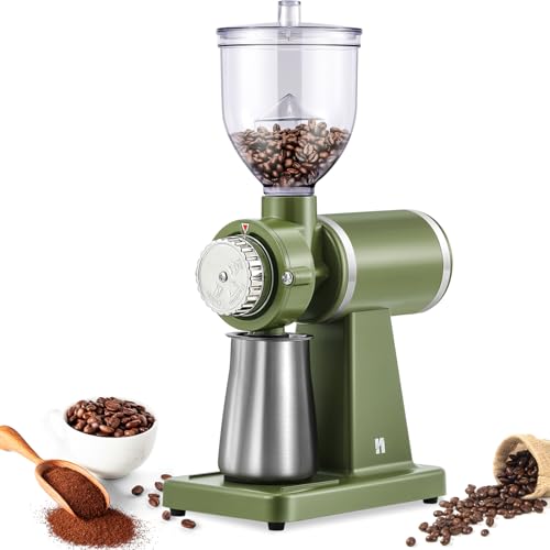 Huanyu Macinino elettrico per chicchi di caffè, 250 g, per uso commerciale e domestico, 200 W, macina automatica per sbavature, smerigliatrice professionale, 8 sottili, impostazioni di macinatura : Amazon.it: Casa e cucina