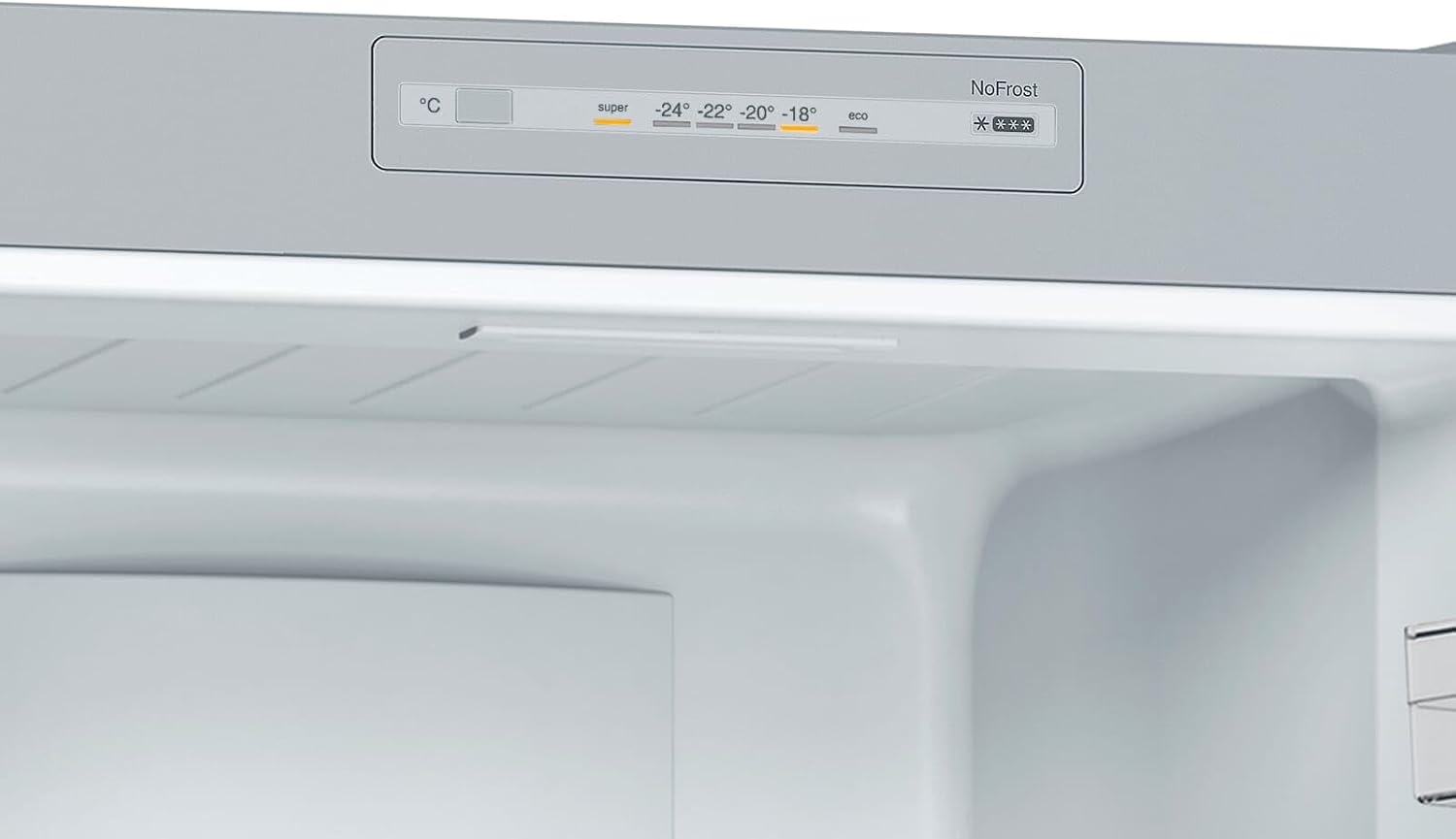 Bosch KGN33NLEB Serie 2 Kühl-Gefrier-Kombination, 176 x 60 cm, 192 L Kühlen & 87 L Gefrieren, NoFrost nie wieder abtauen, LED-Beleuchtung gleichmäßige Ausleuchtung