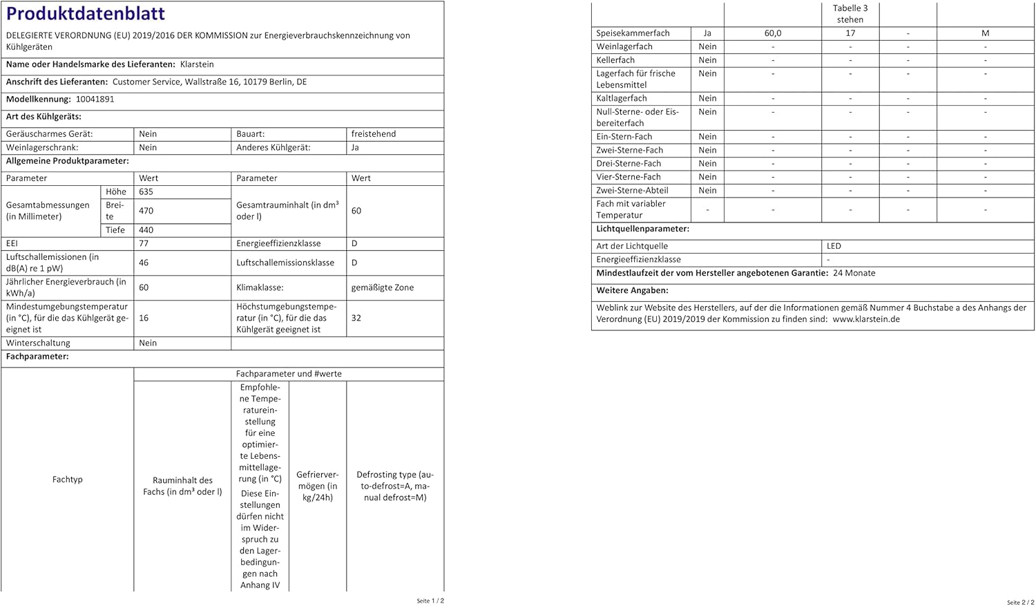 Klarstein Mini Koelkast met Glazen Deur voor Kamer, Drankenkoelkast met Verstelbare Planken, Klein 80 Liter, Indoor/Outdoor Koelkast Stil