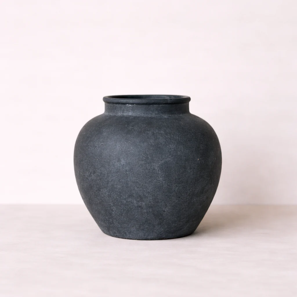 Charcoal Clay Pot