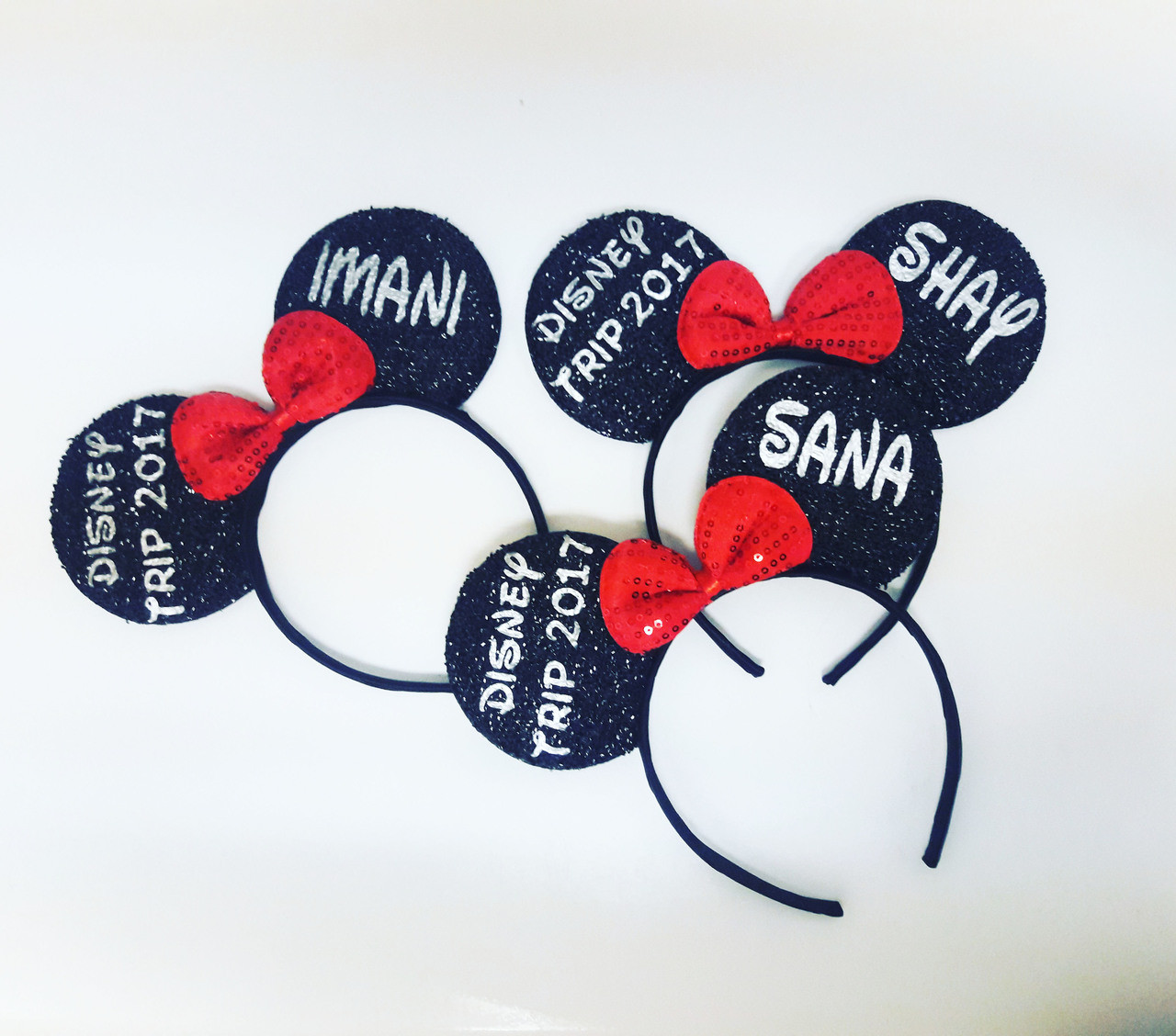 Custom Minnie Ears, Custom Mickey Ears For Birthday, Cheer Teams