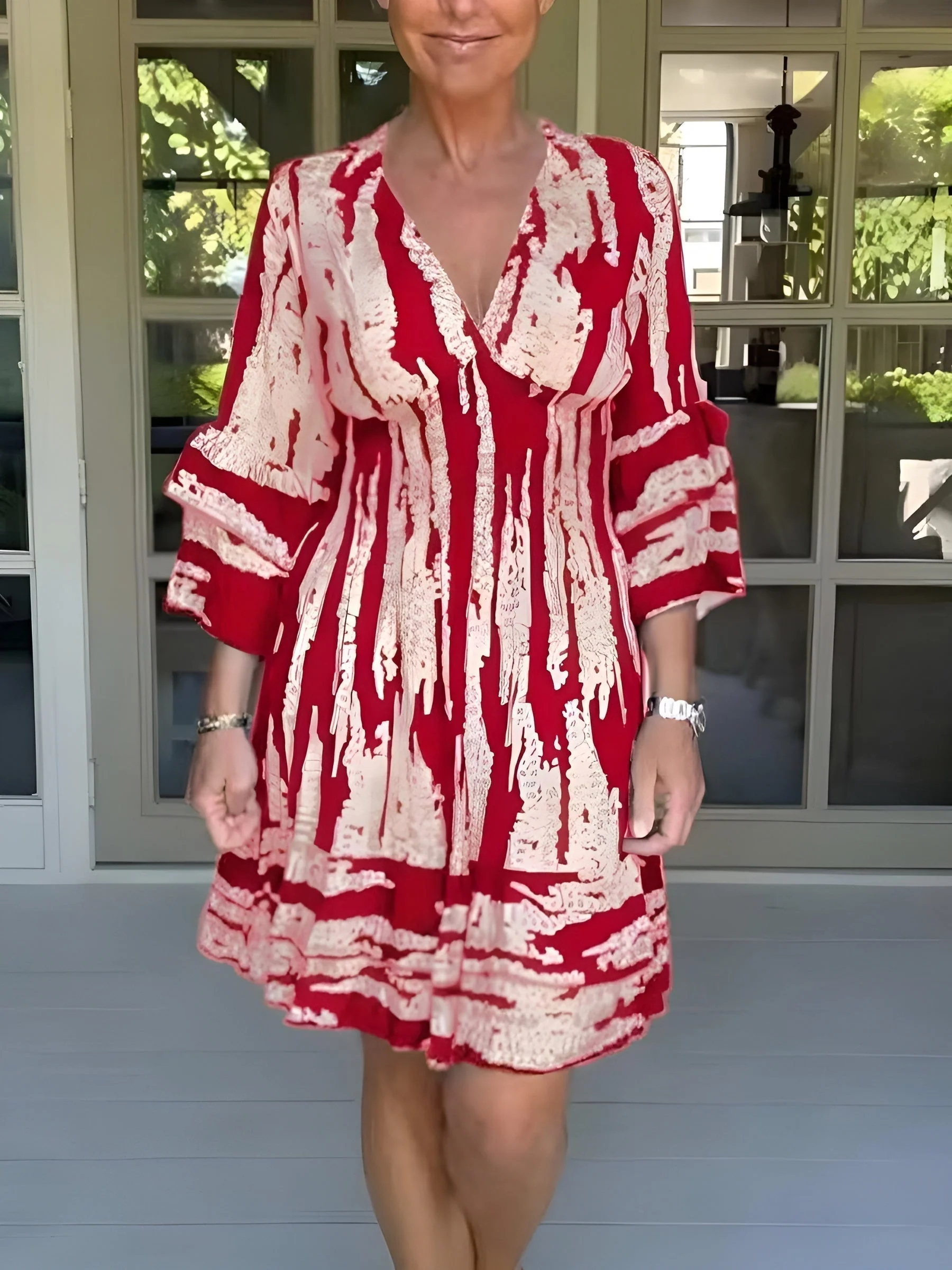 Women��s Elegant Flowing Summer Dress Lightweight Silhouette