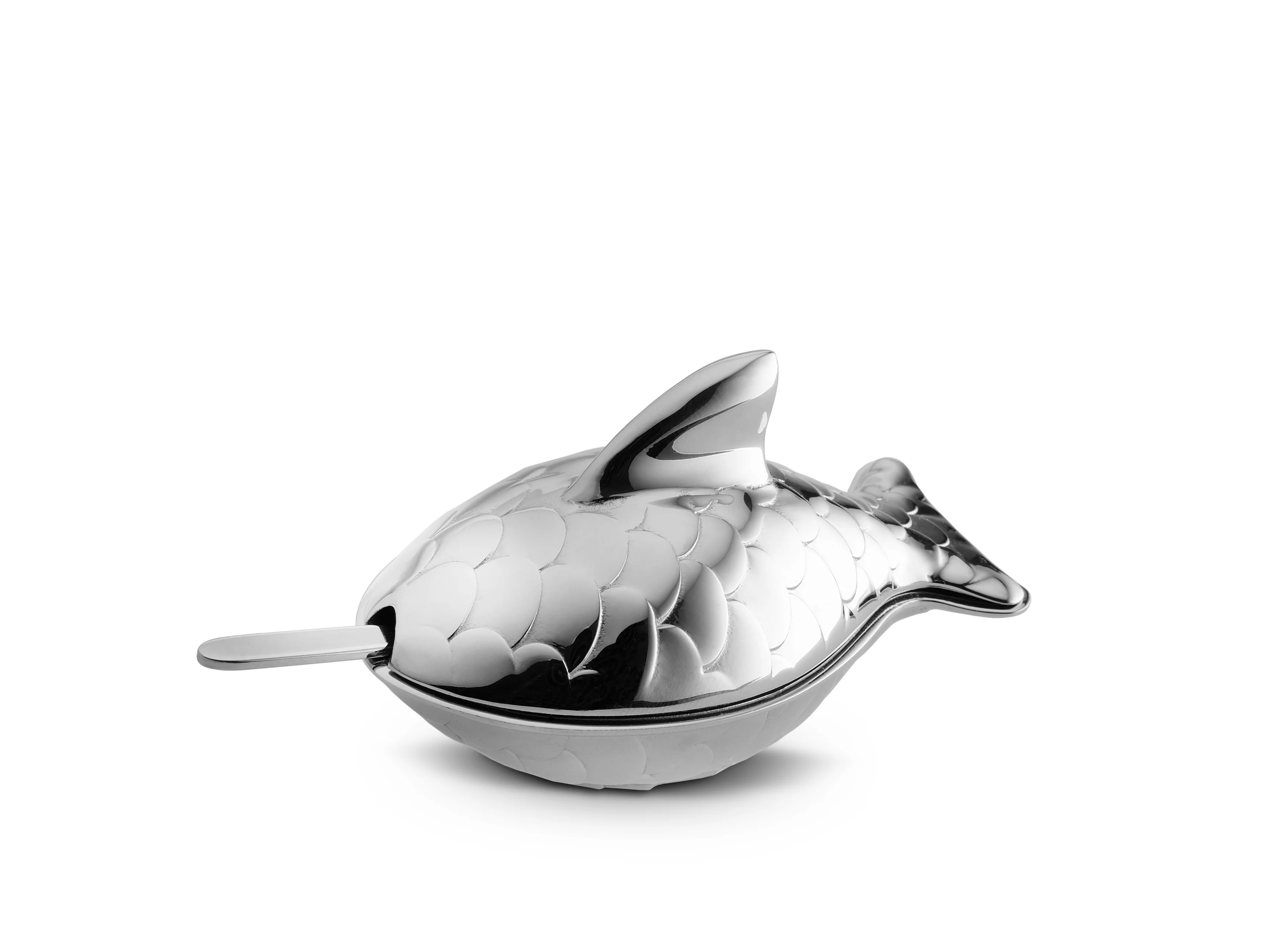 Colombina Fish, Salt Jar with Spoon