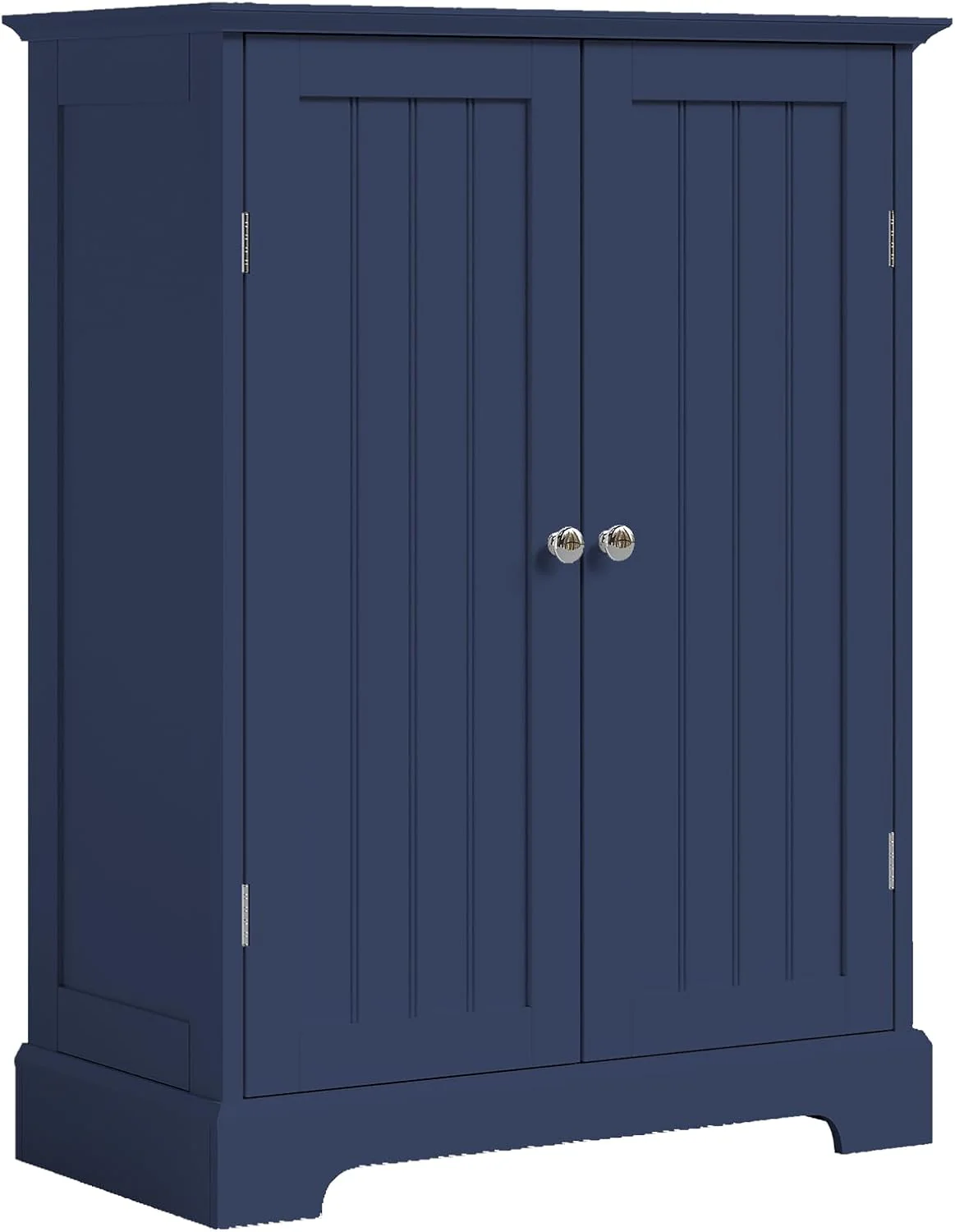 ChooChoo Bathroom Floor Cabinet, Modern Bathroom Storage Cabinet with 4 Door