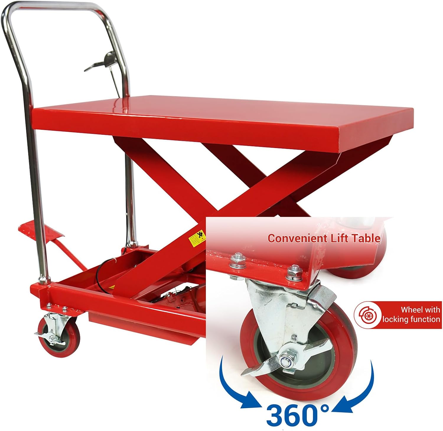 660LBS Hydraulic Lift Table Cart – 31