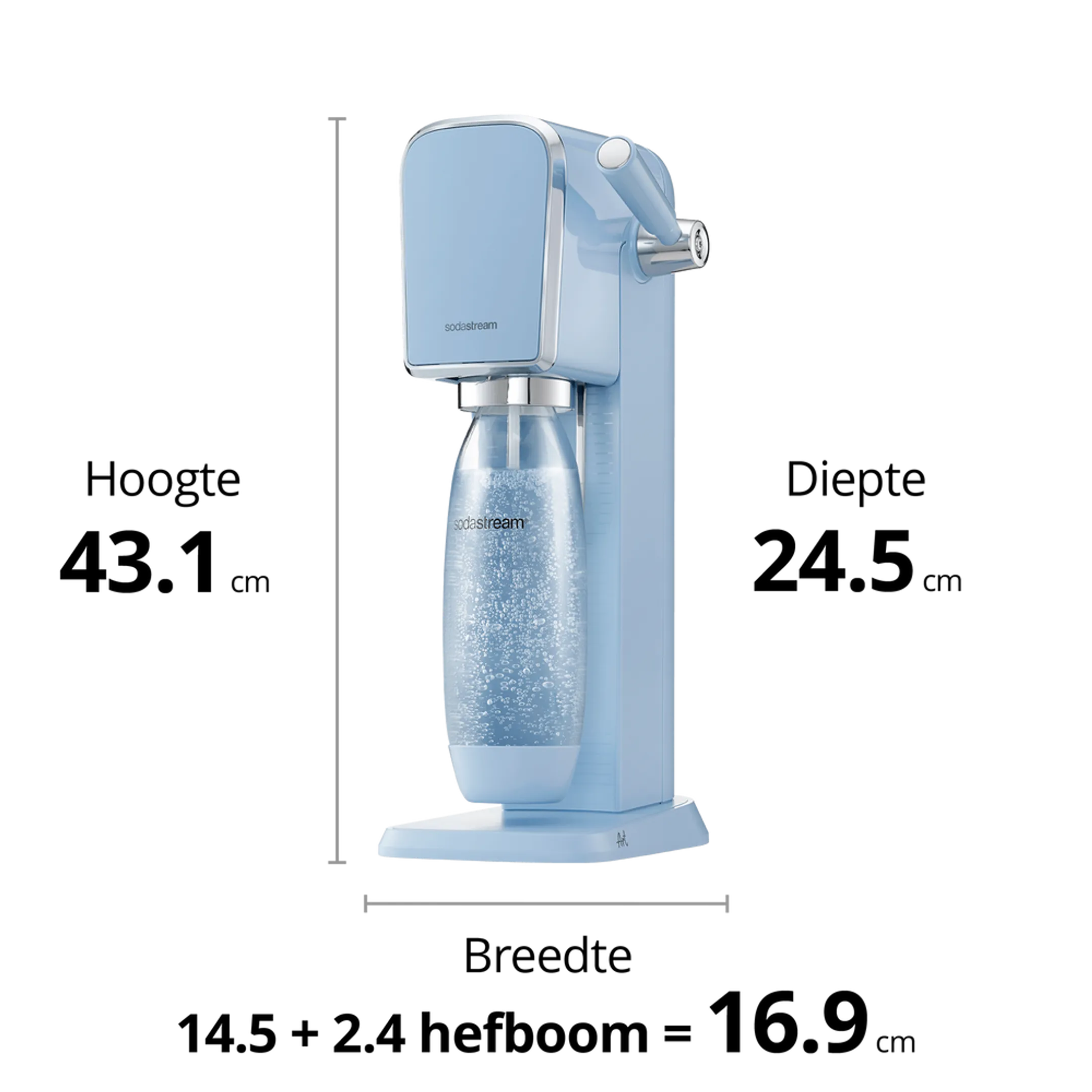 Sodastream Bruiswatertoestel Art Blauw