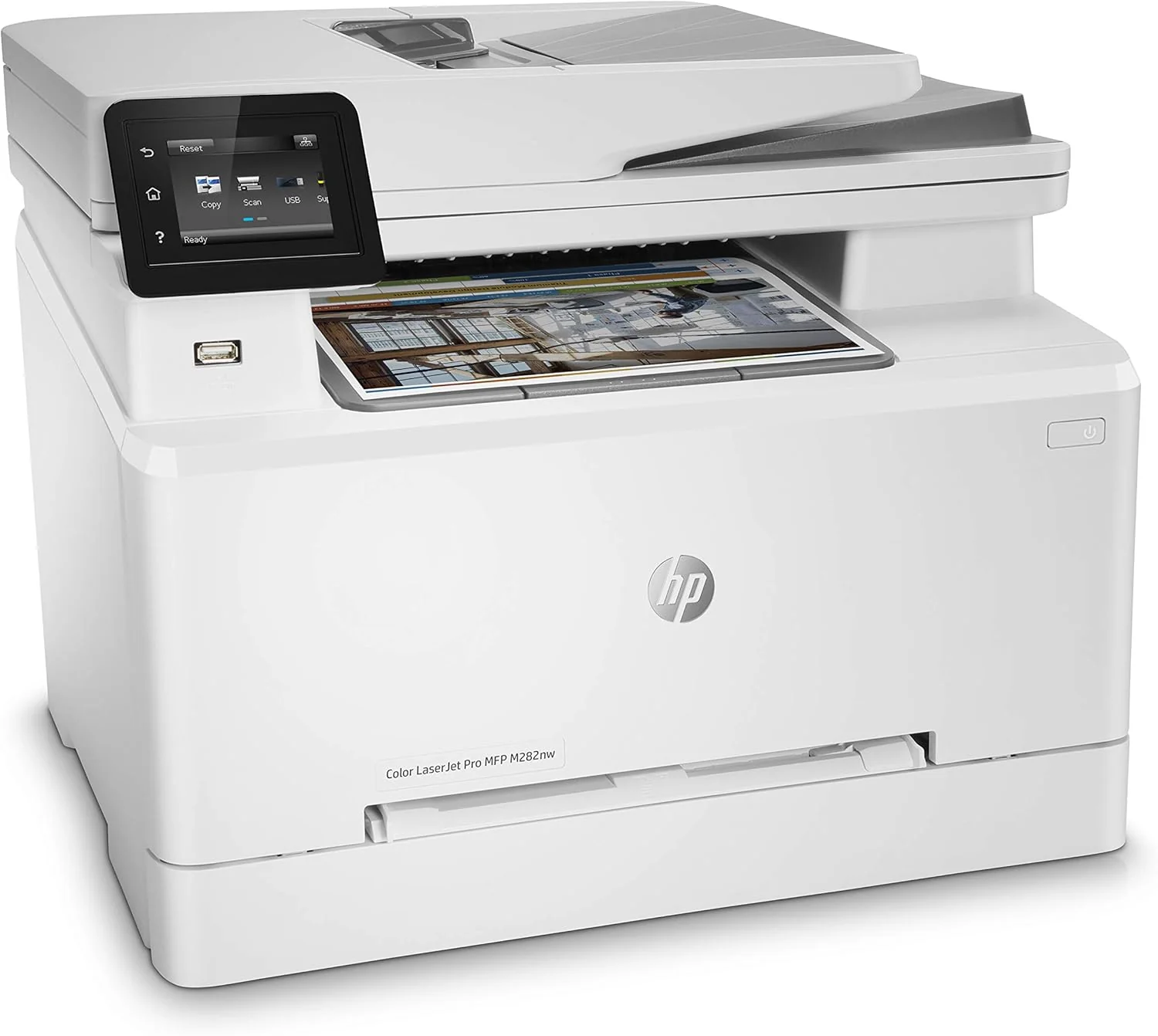 Stampante laser multifunzione a colori HP Color LaserJet Pro MFP 3302fdwg, Fax, Stampa automatica fronte/retro, Touchscreen, Wi-Fi, Ethernet, USB, HP Wolf Pro Security
