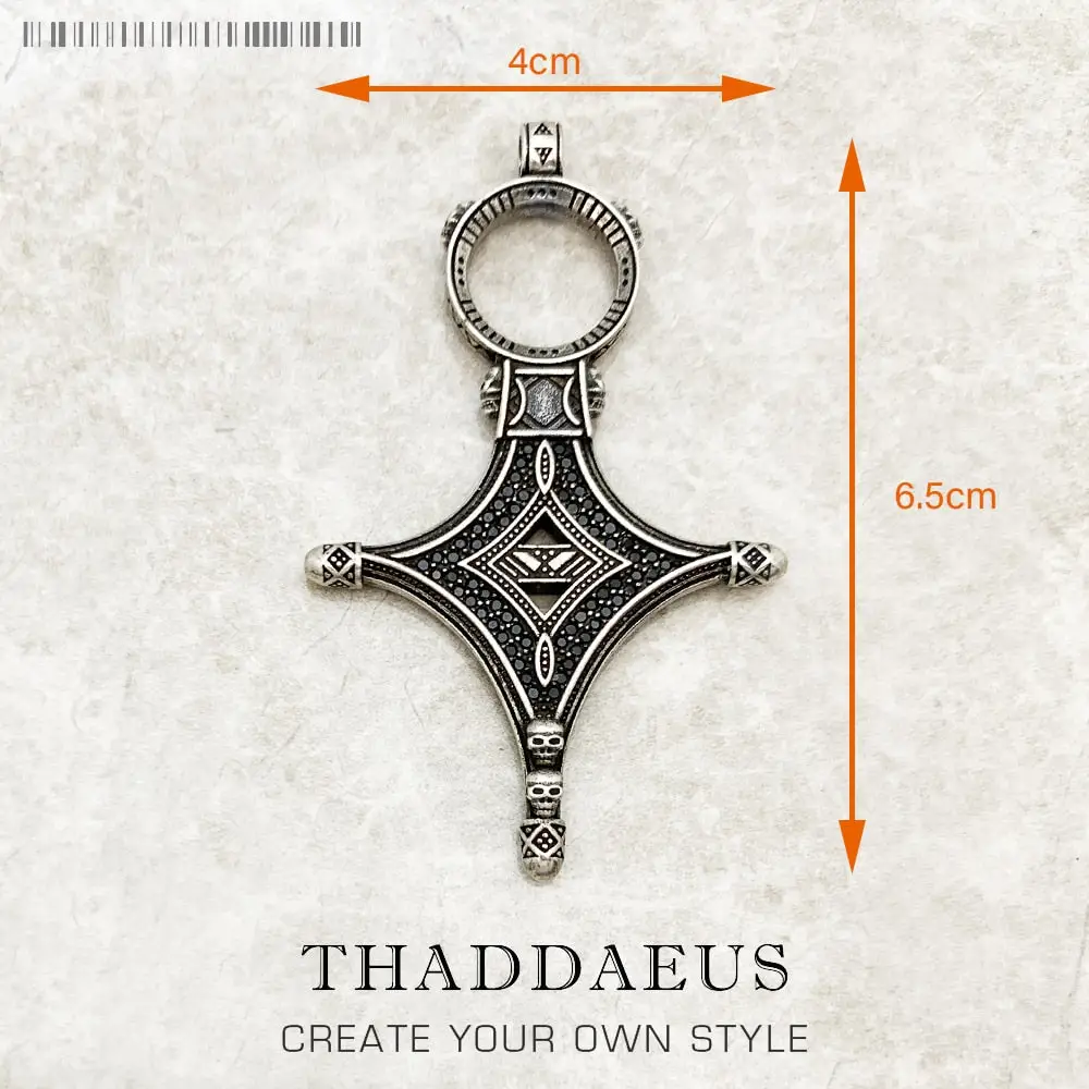 Majestic Cross Pendant | Sterling Silver Necklace Charm | Gift For Her