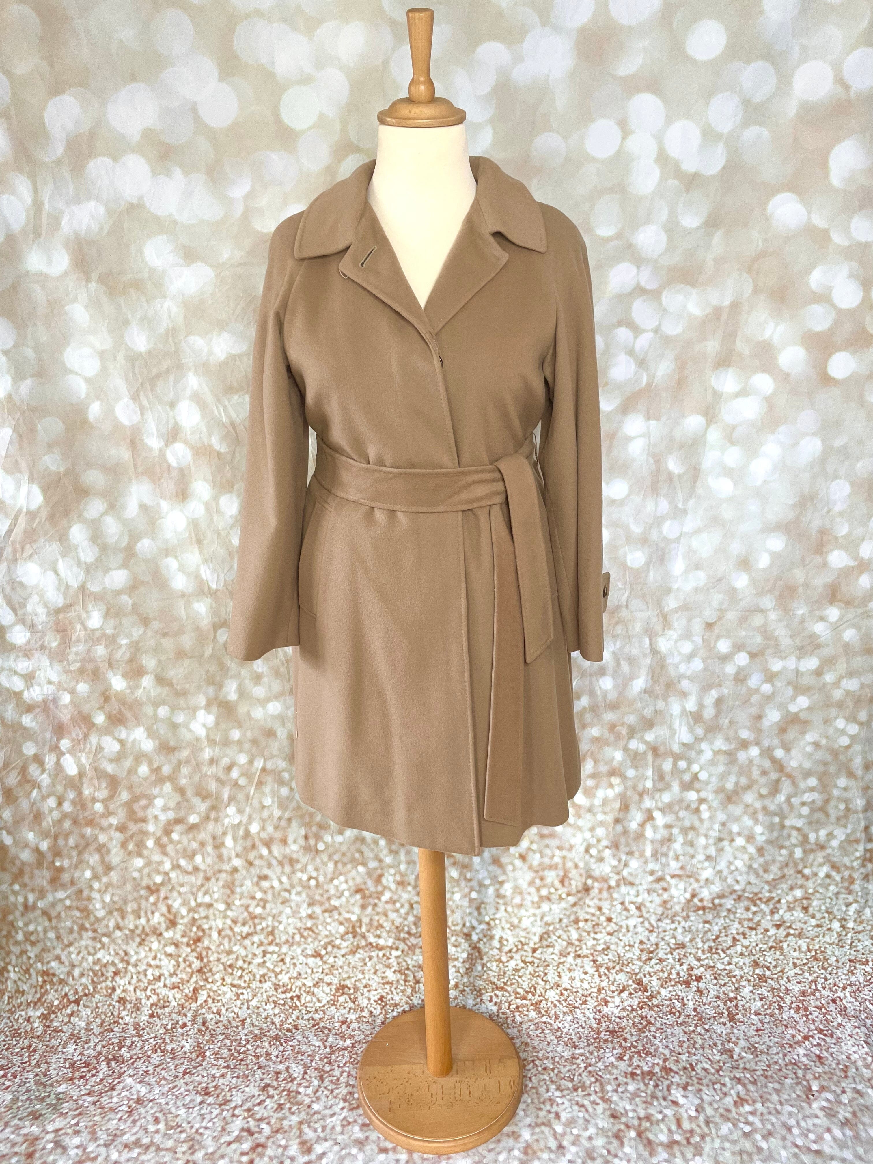 1980s Genuine Aquascutum Luxury Cashmere Coat