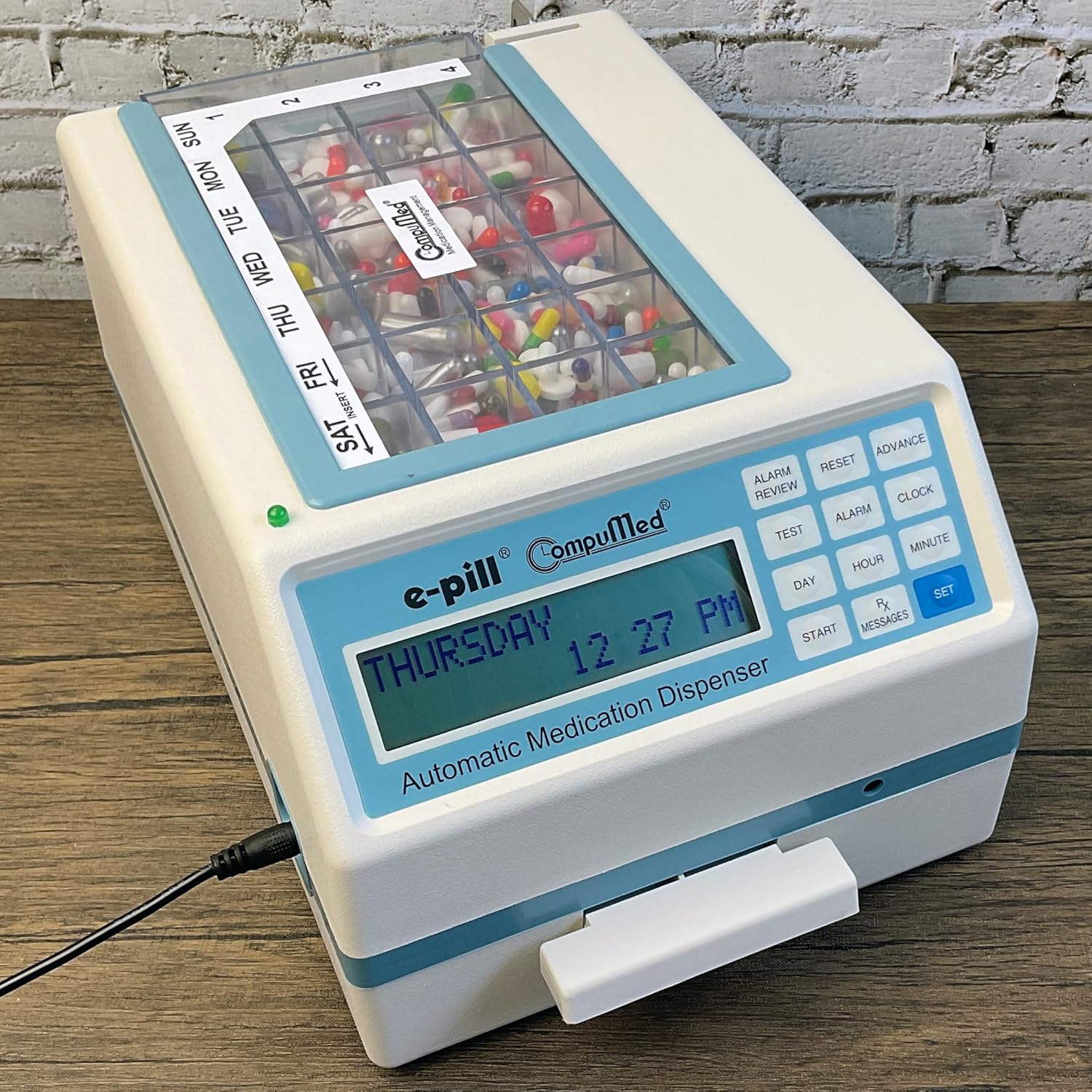 CompuMed - Tamper Resistant Automatic Pill Dispenser - AC Powered