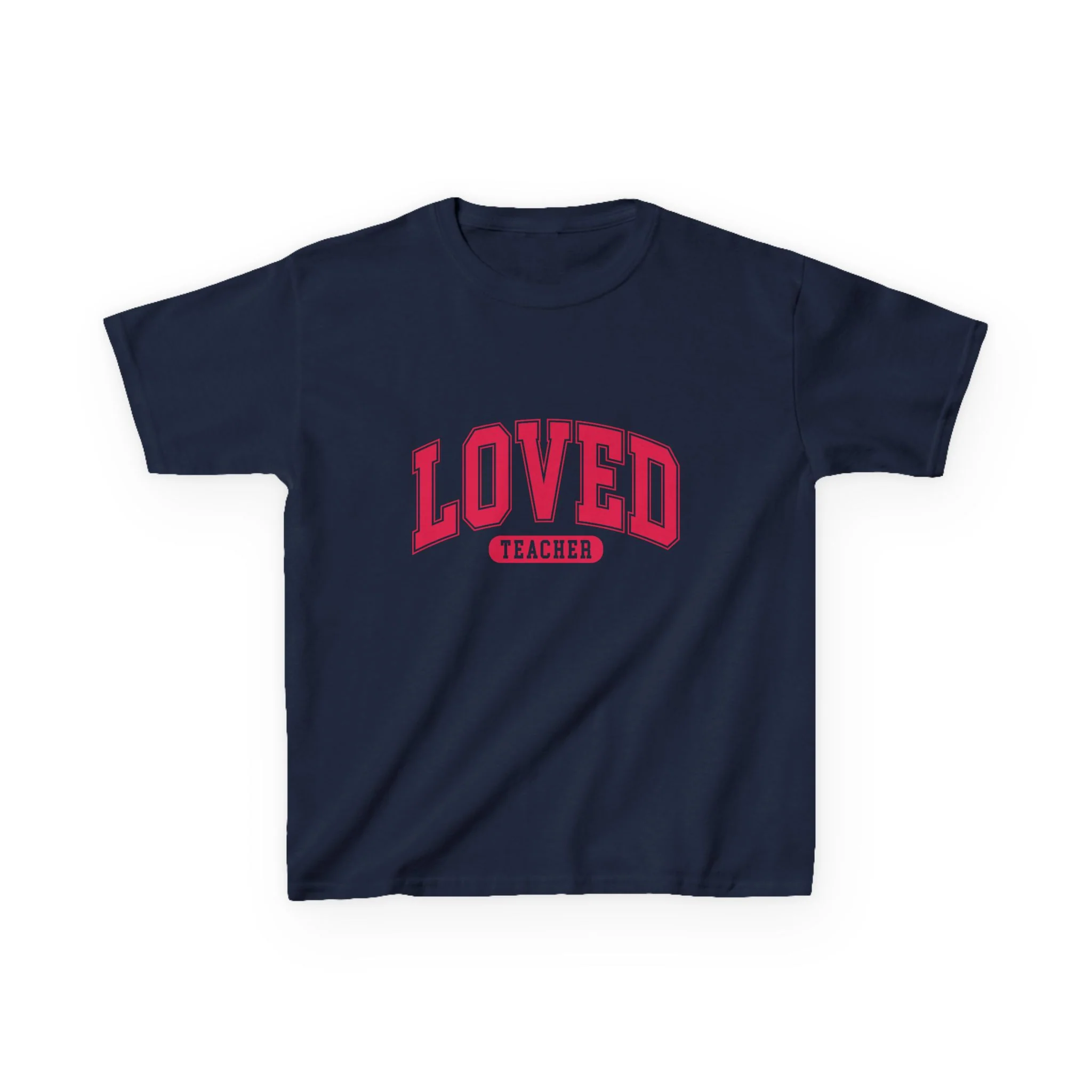 Loved Teacher Kids Tee | School Staff Shirt, Teacher Appreciation