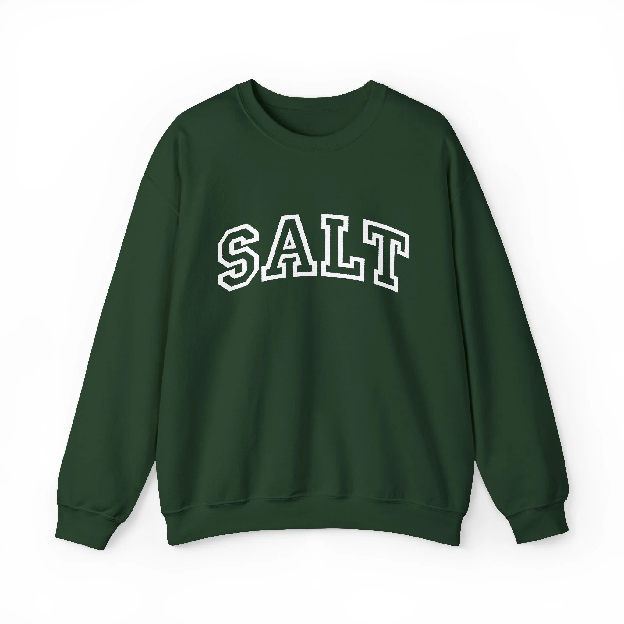 Salt Graphic Sweatshirt - Collegiate Block Letter Crewneck