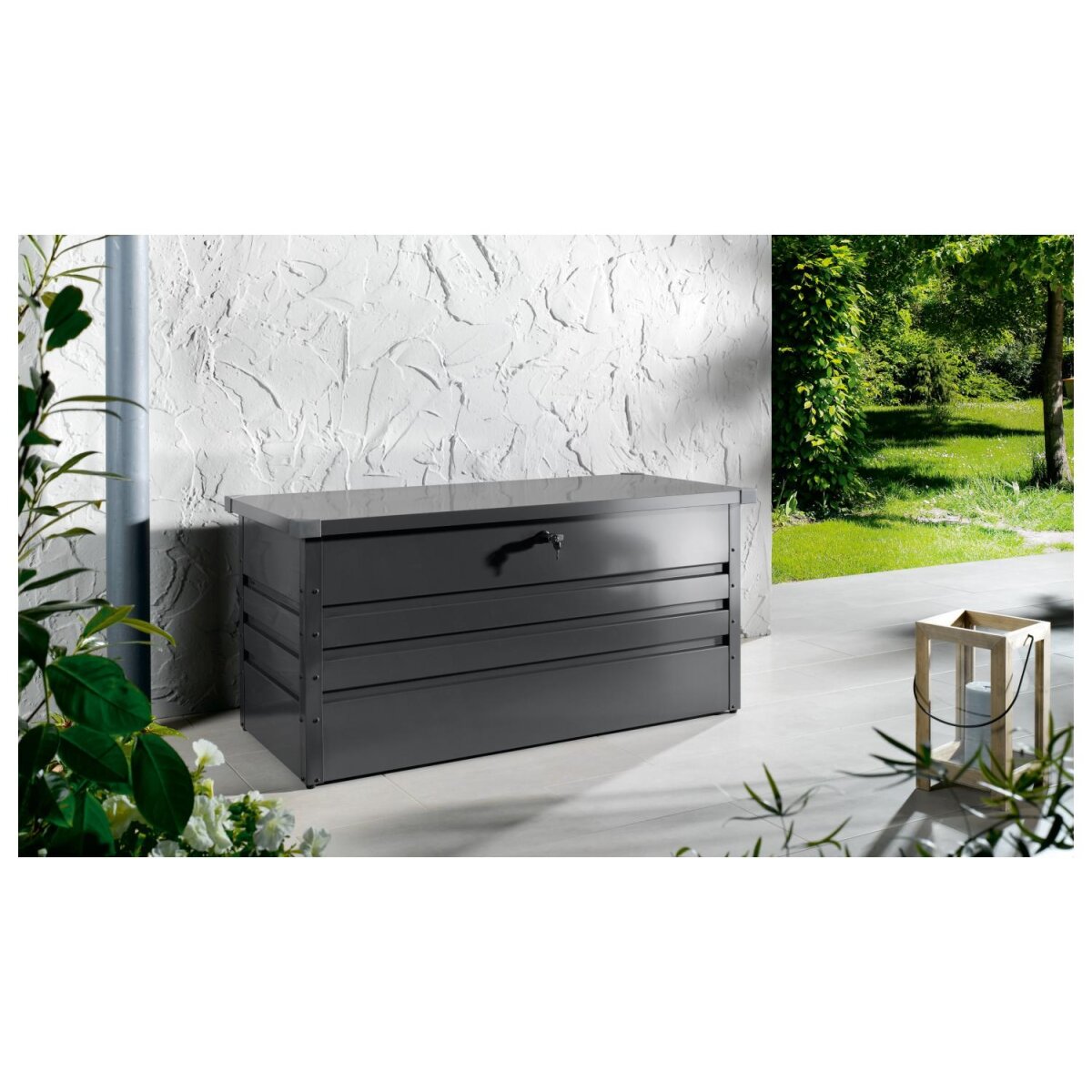 LIVARNO home Gartenbox, inkl. Drehschloss mit 2 Schlüsseln - B-Ware sehr gut