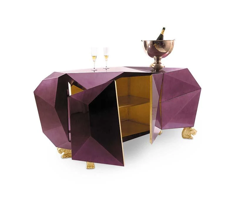Diamond Amethyst Sideboard