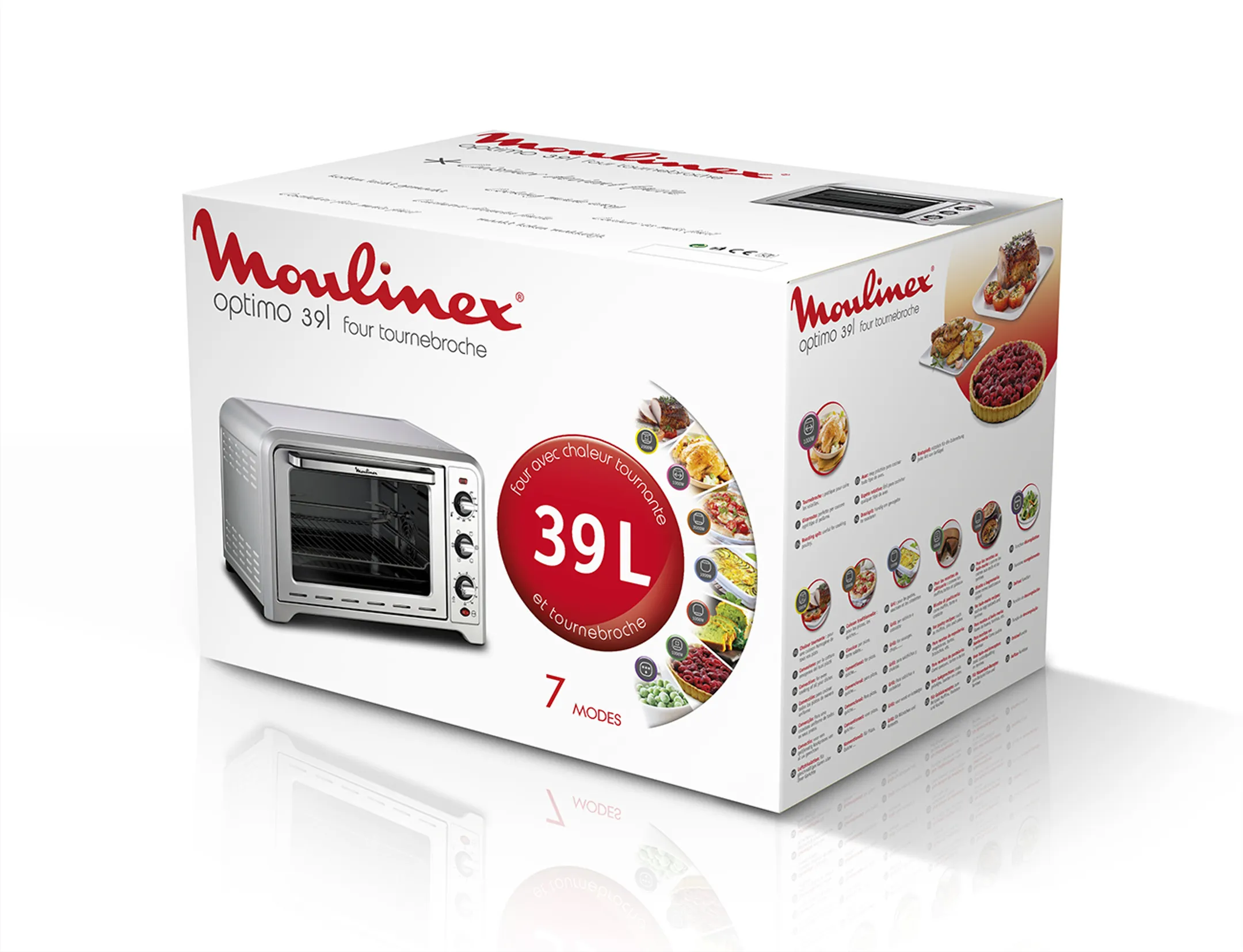 Moulinex Elektrische Oven Optimo 39L OX485E10