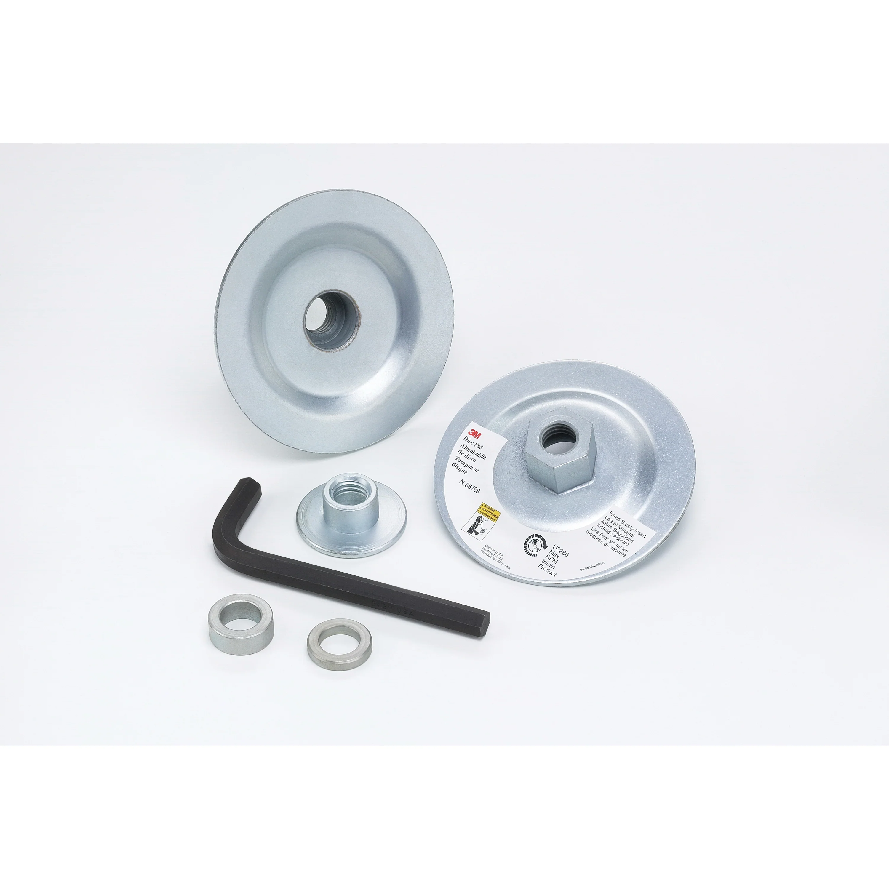 3M AB88769  ~  Flap Disc Holder T27 88769 4 Inch 5/8-11 Internal
