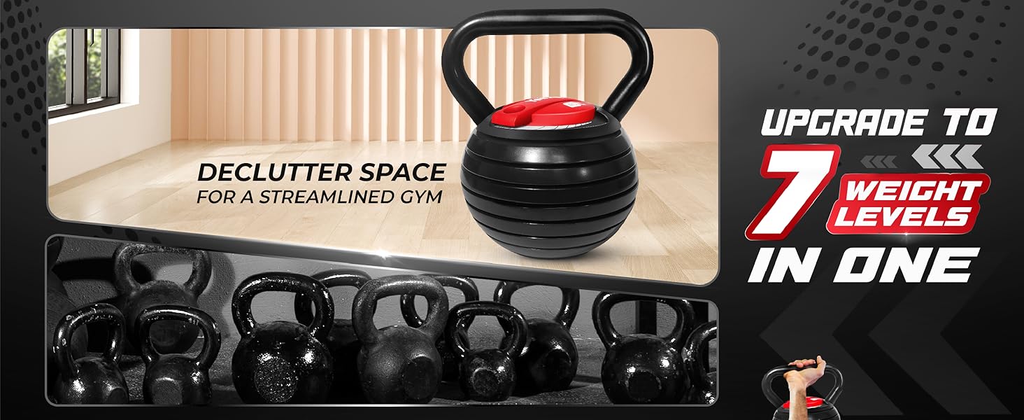 Adjustable kettlebell handle for customizable weight training
