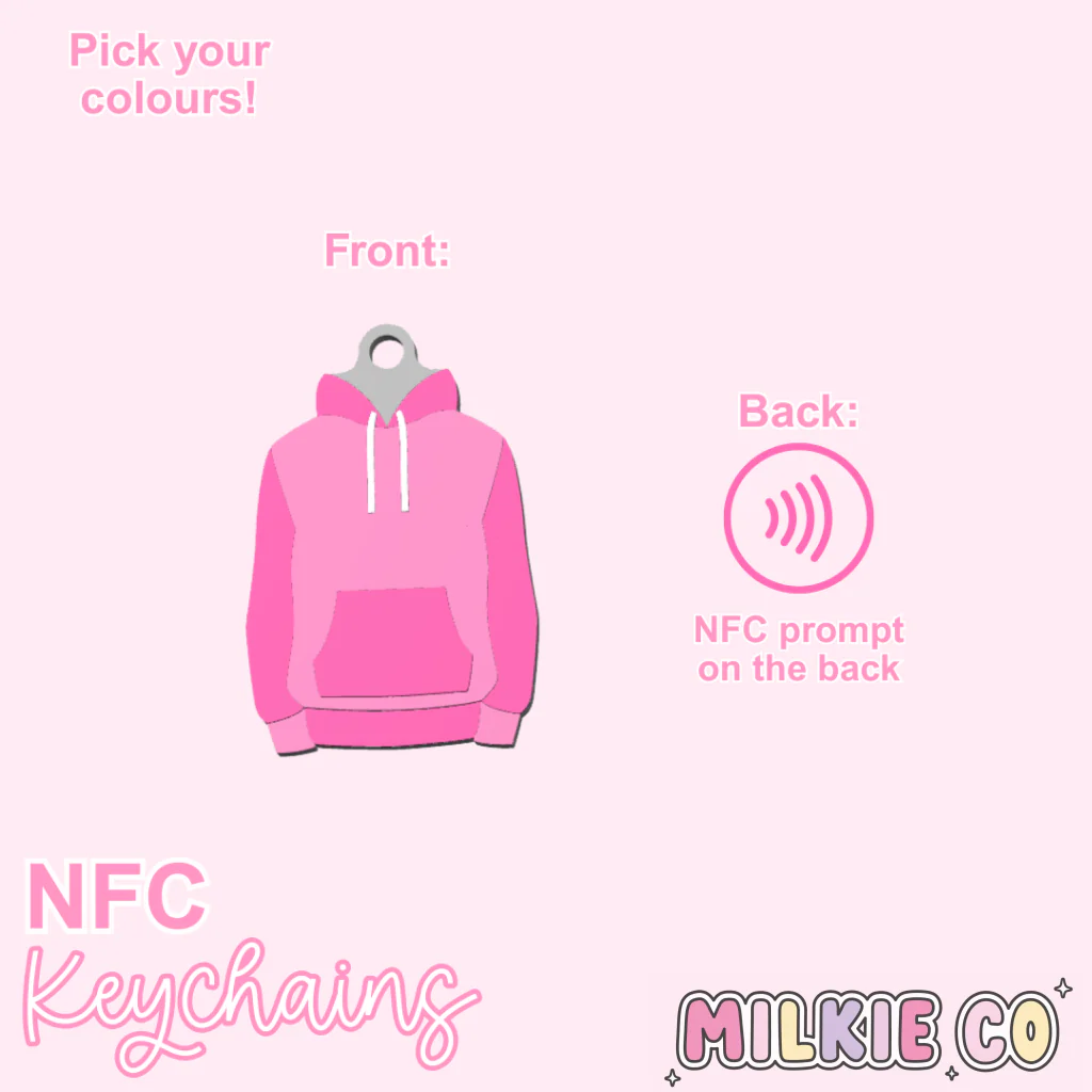 Hoodie NFC Keychain