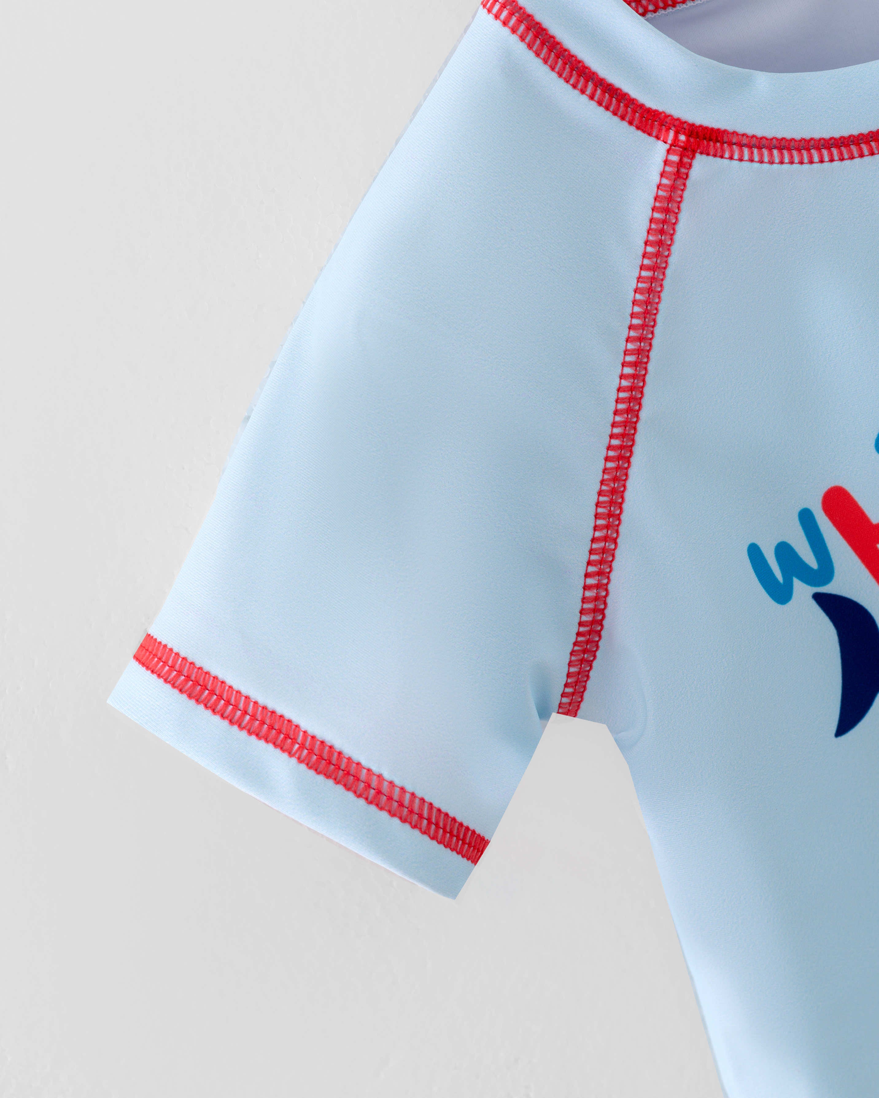 Toddler Baby Blue Shark Boy Swimsuit Set
