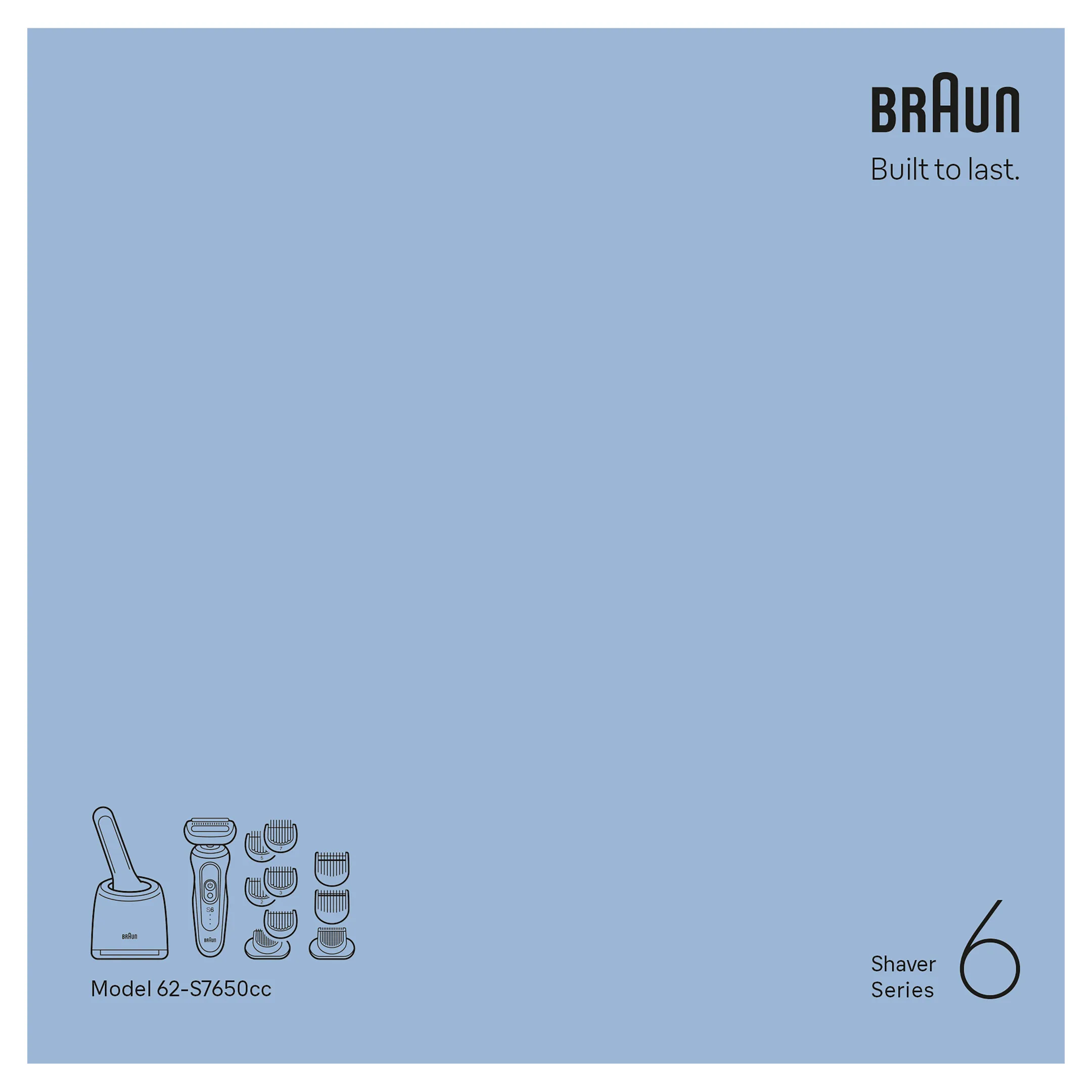 Braun Elektrisch scheerapparaat Series 6 62-S7650cc