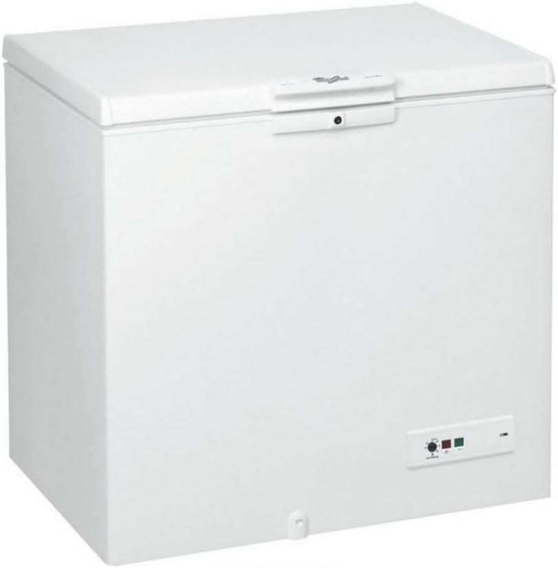 Whirlpool Gefriertruhe WHM31112 2 / 315 Liter Nutzinhalt / Supergefrierfunktion/ Innenbeleuchtung/ Door Balance [Energieklasse E], Weiß