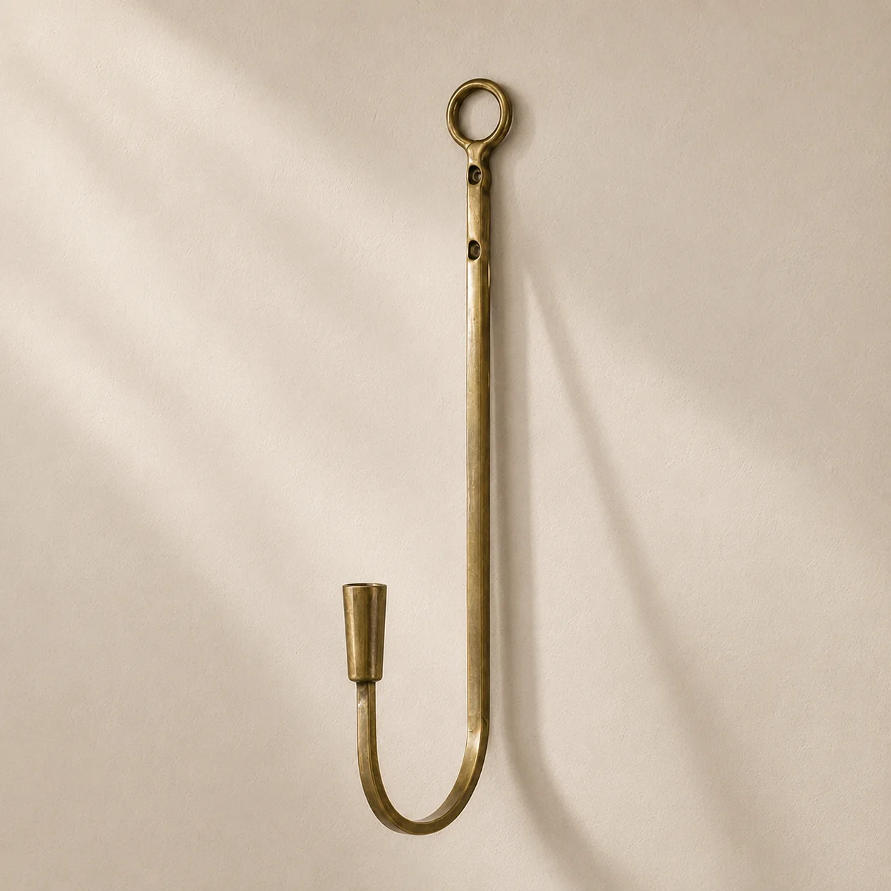 Bronze Taper Candle Wall Sconce