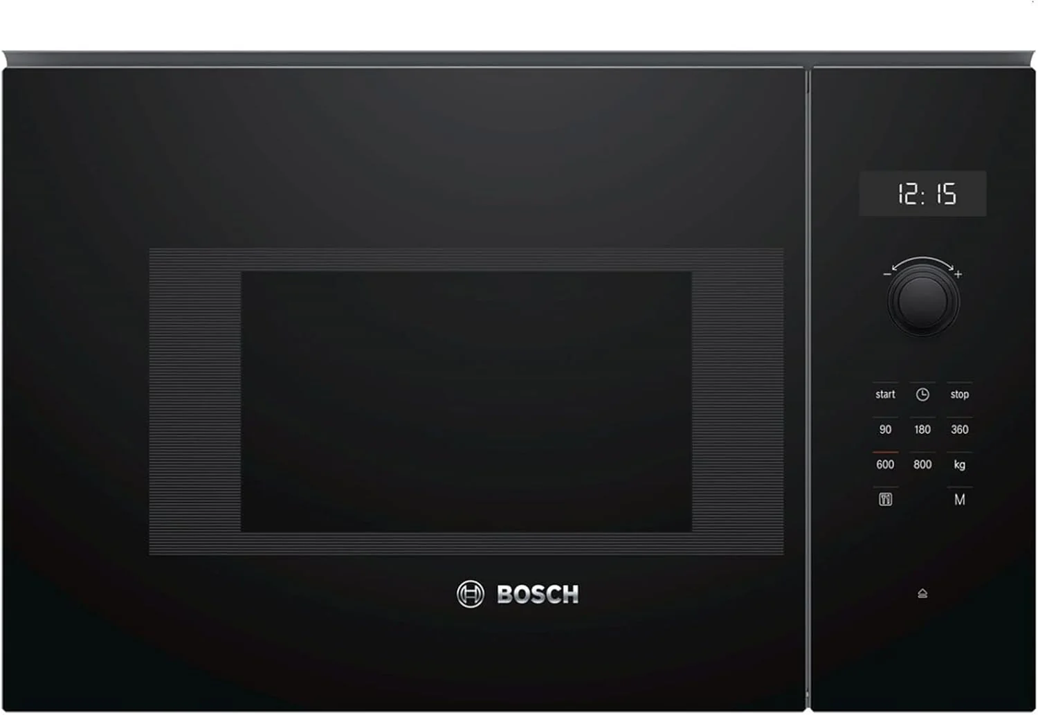 Bosch 6 Series BFL524MB0 Integrated Microwave (Built-in, Microwave with Grill, 20 L, 800 W, Rotary, Touch, Black)