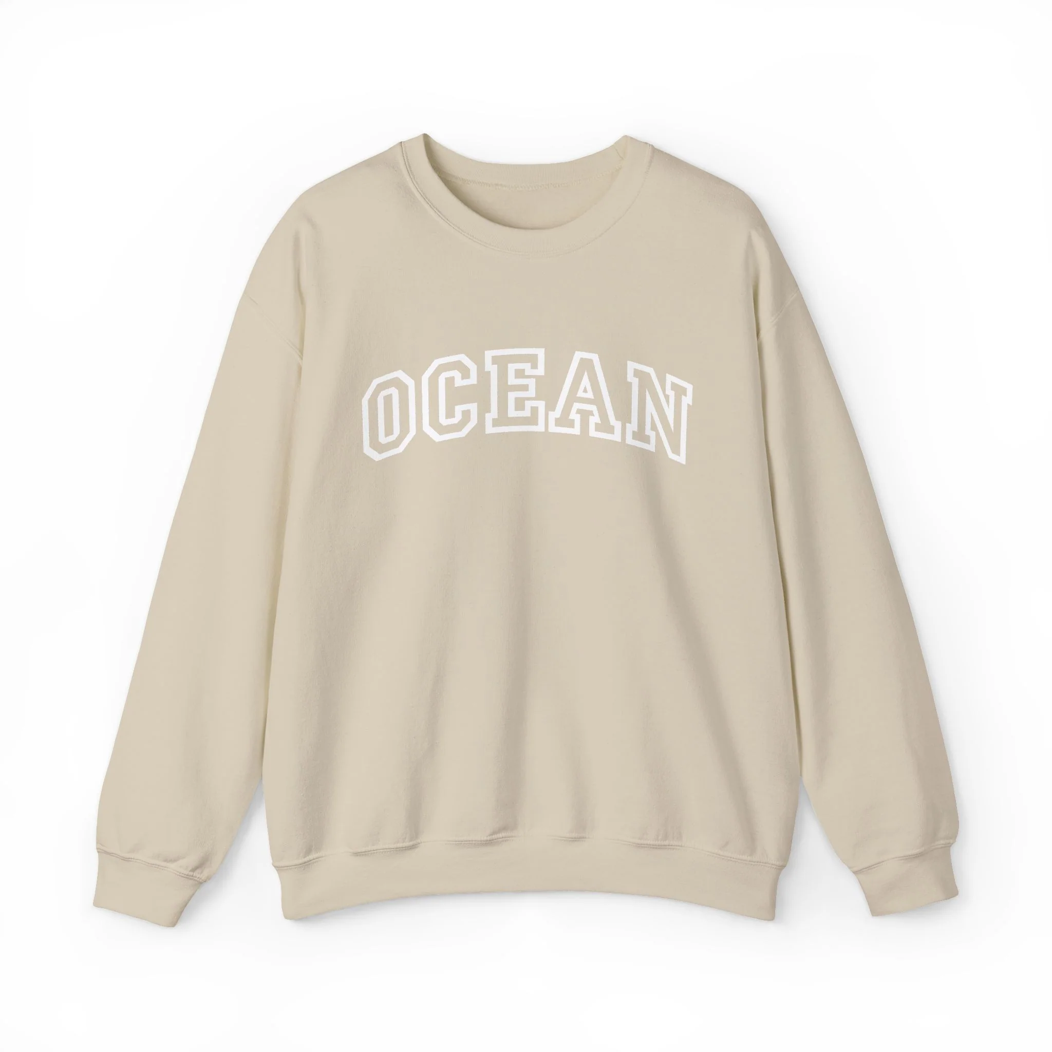 Ocean Crewneck Sweatshirt - Casual Coastal Pullover