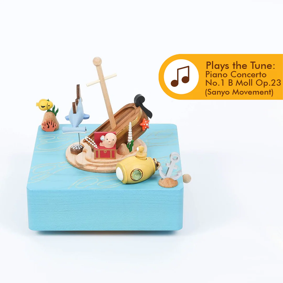 Treasure Hunt | Wooden Music Box