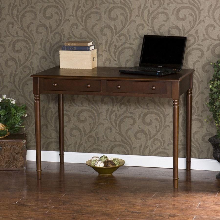 Axi Writing 2-Drawer Desk, Espresso