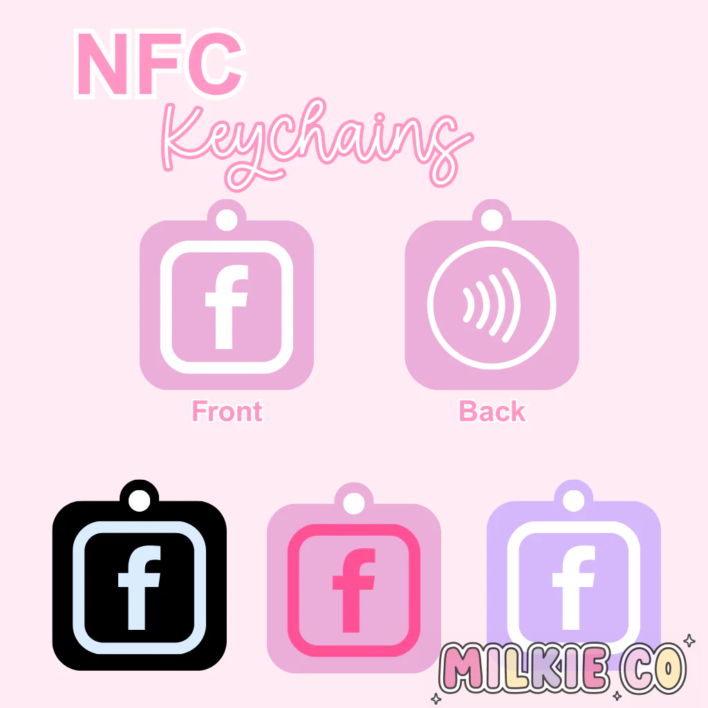 NFC Facebook Keychain