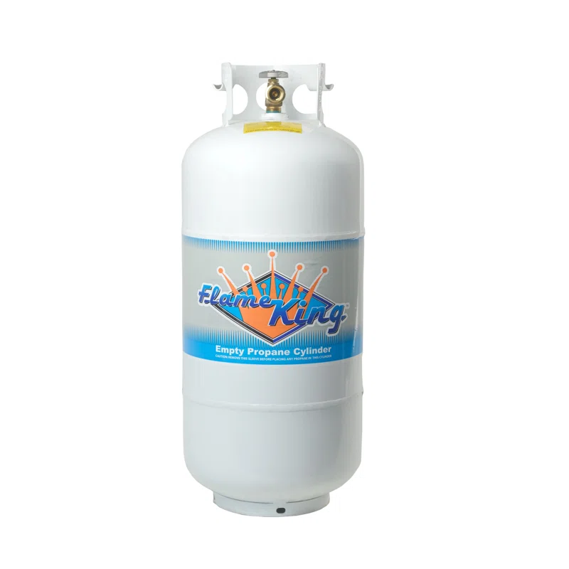 Cilindru de propan gol Flame King YSN401, 18 kg, cu supapă de protecție la supraîncărcare