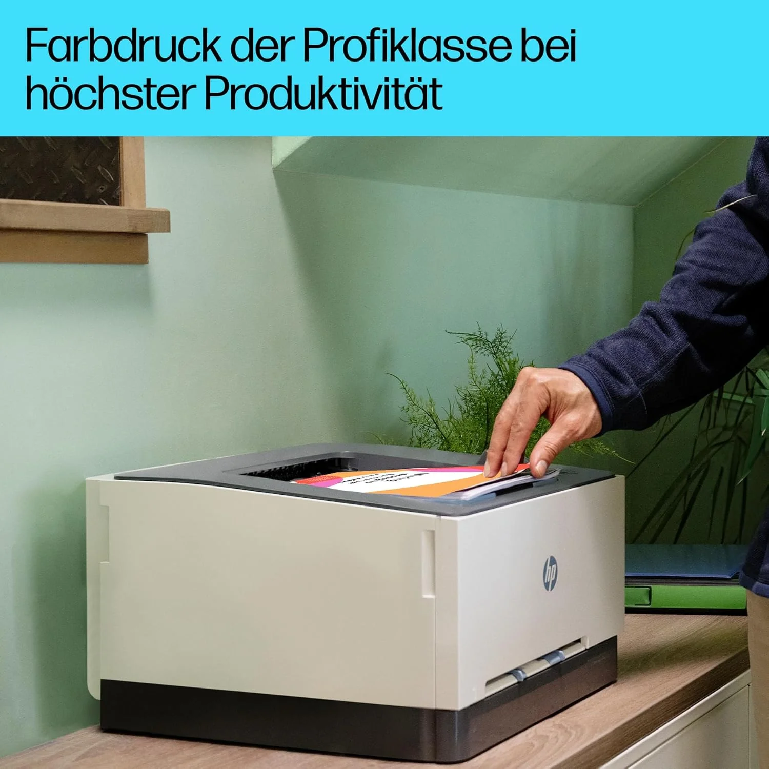 Stampante laser multifunzione a colori HP Color LaserJet Pro MFP 3302fdwg, Fax, Stampa automatica fronte/retro, Touchscreen, Wi-Fi, Ethernet, USB, HP Wolf Pro Security