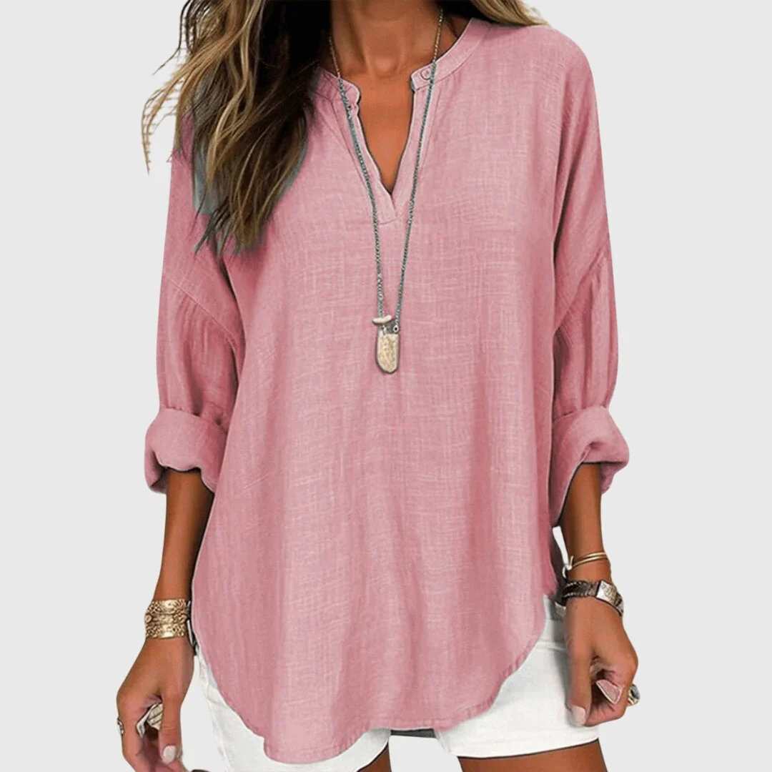 Women��s Flowy Beach Shirt Elegant Casual Design