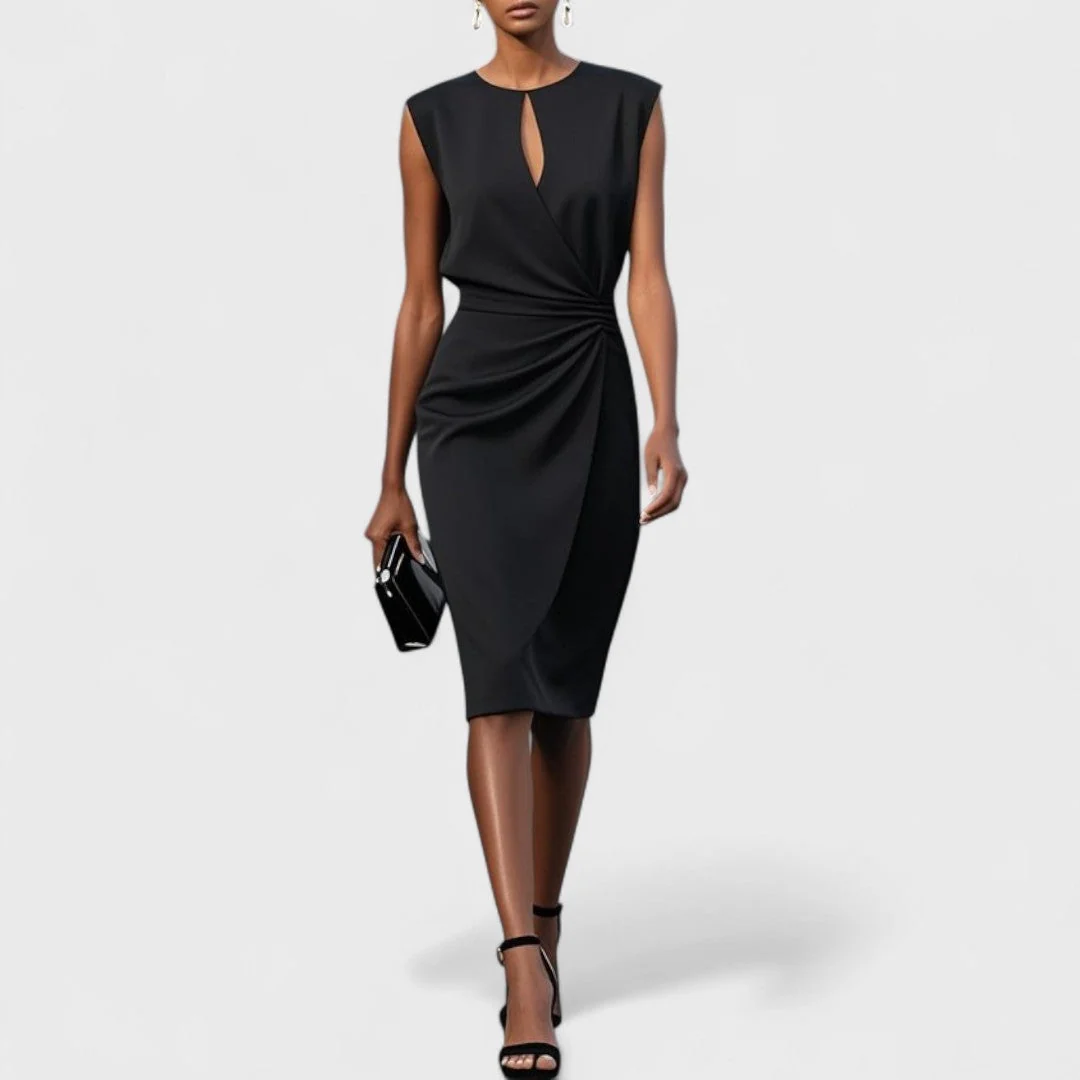 Women��s Elegant Cocktail Dress Flattering Feminine Silhouette