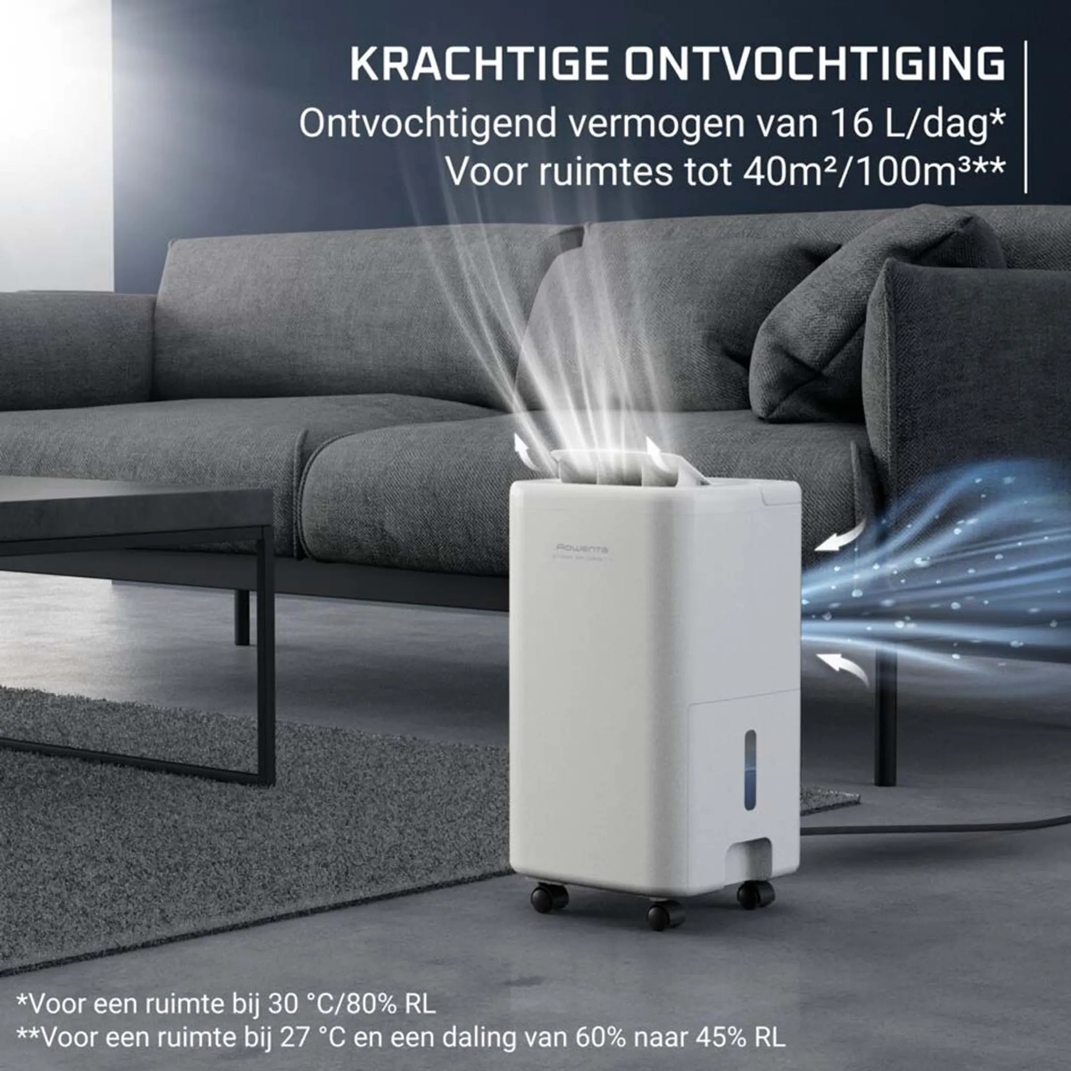 Rowenta Luchtontvochtiger Extreme Dry Compact + DH5260F0