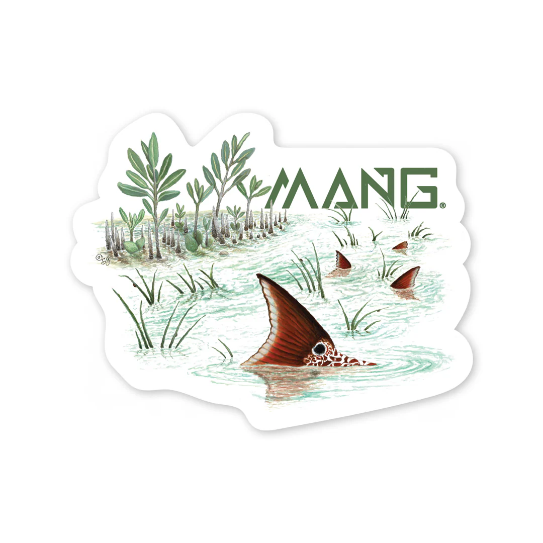 Tailing Redfish MANG - Sticker