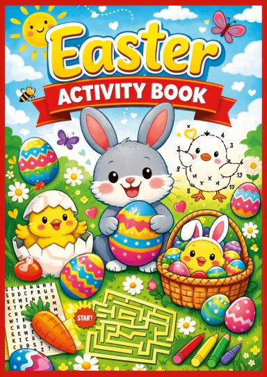 CHILDREN Easter Activity Book