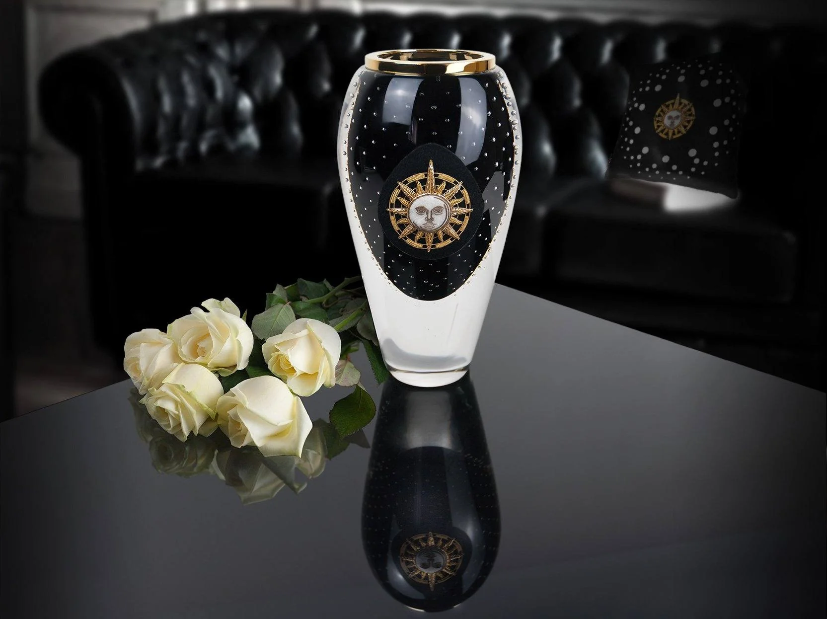 Perle Noire Black Vase