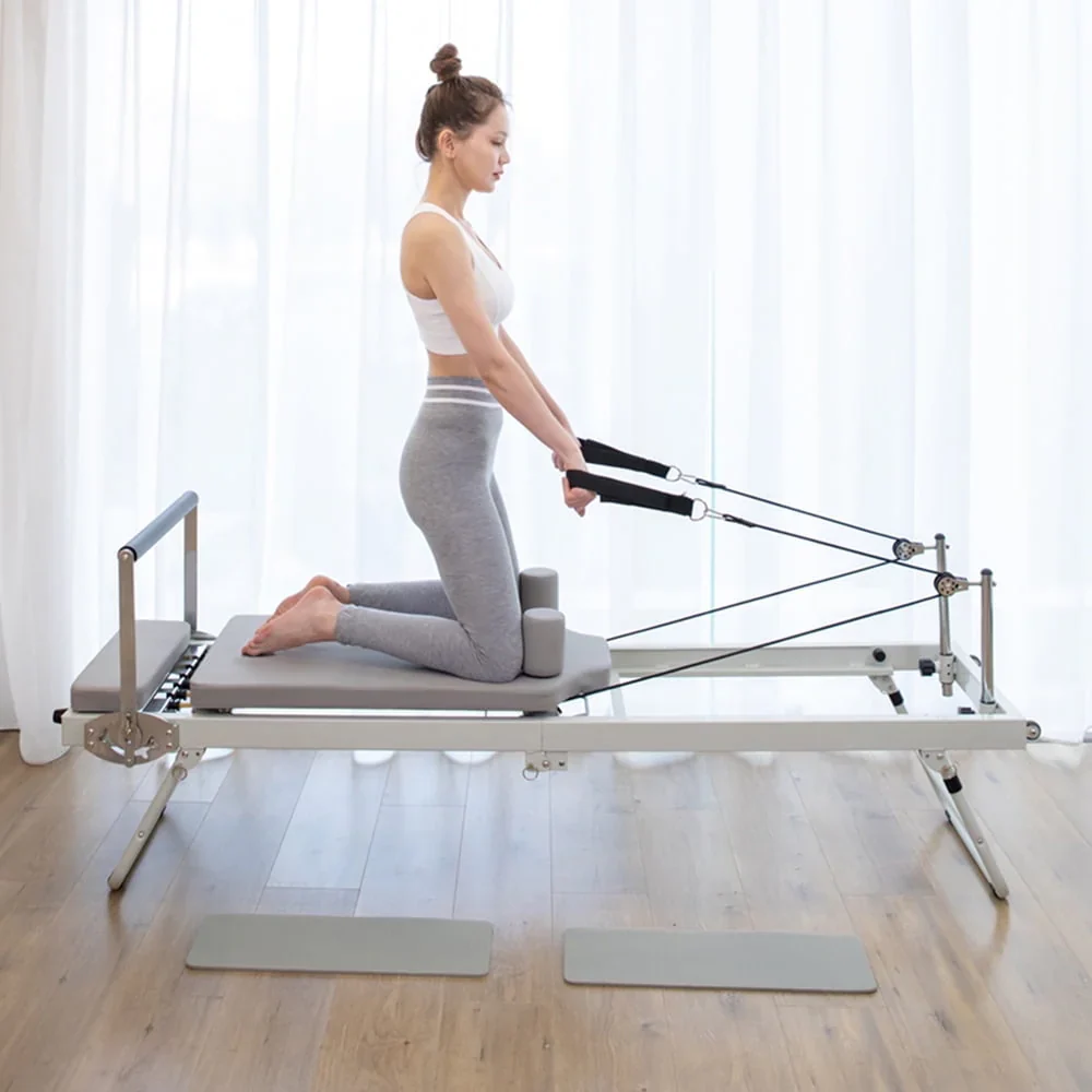 ARKANTOS Összecsukható Pilates Reformer, Pilates Gép és Eszköz Otthoni Használatra