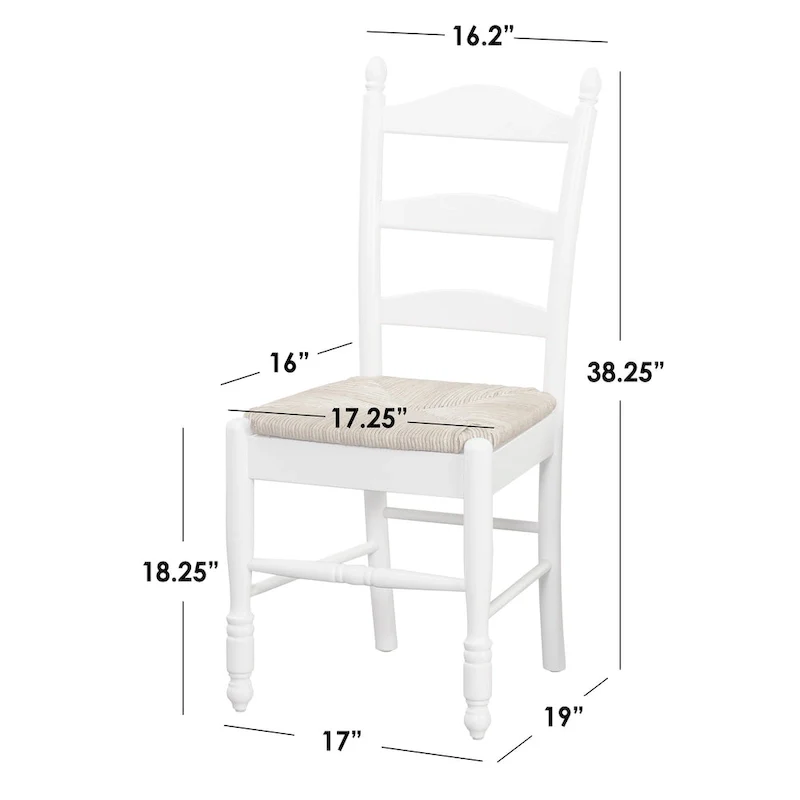 Simple Living Jessie Ladder back dining chair (Set of 2)