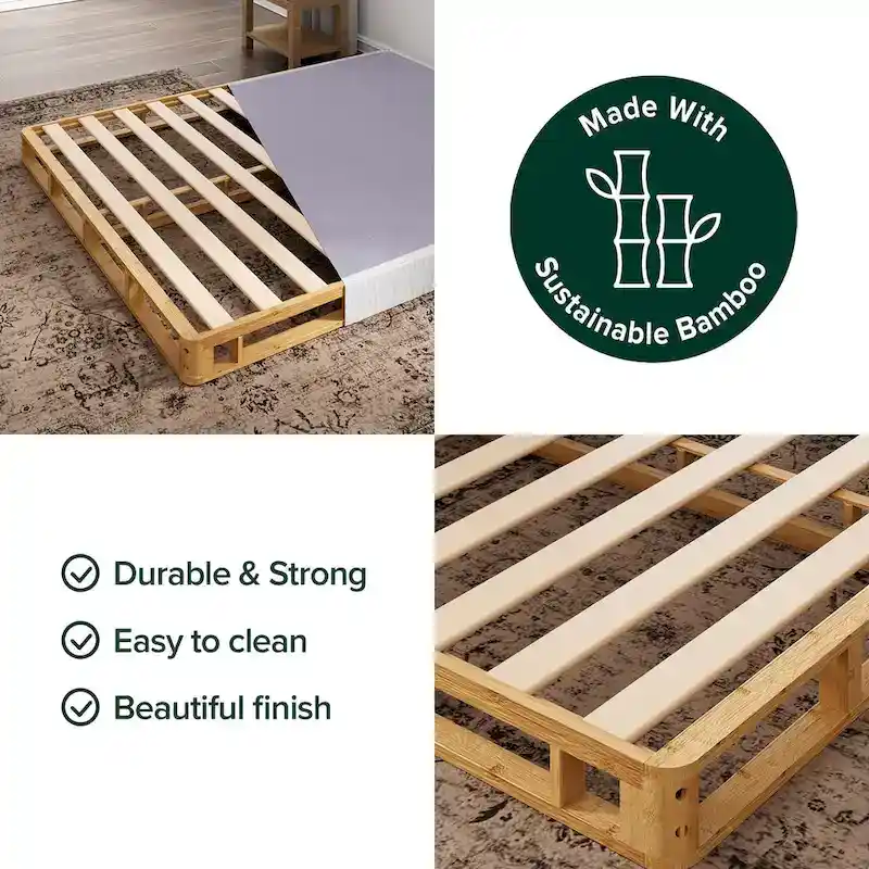 Priage by ZINUS 4inch Bamboo Box Spring