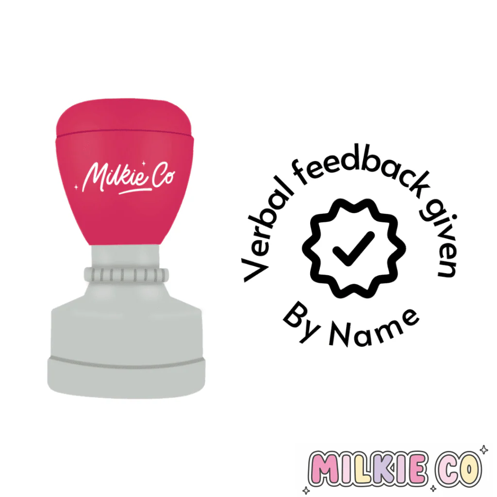 'Verbal Feedback' Stamp