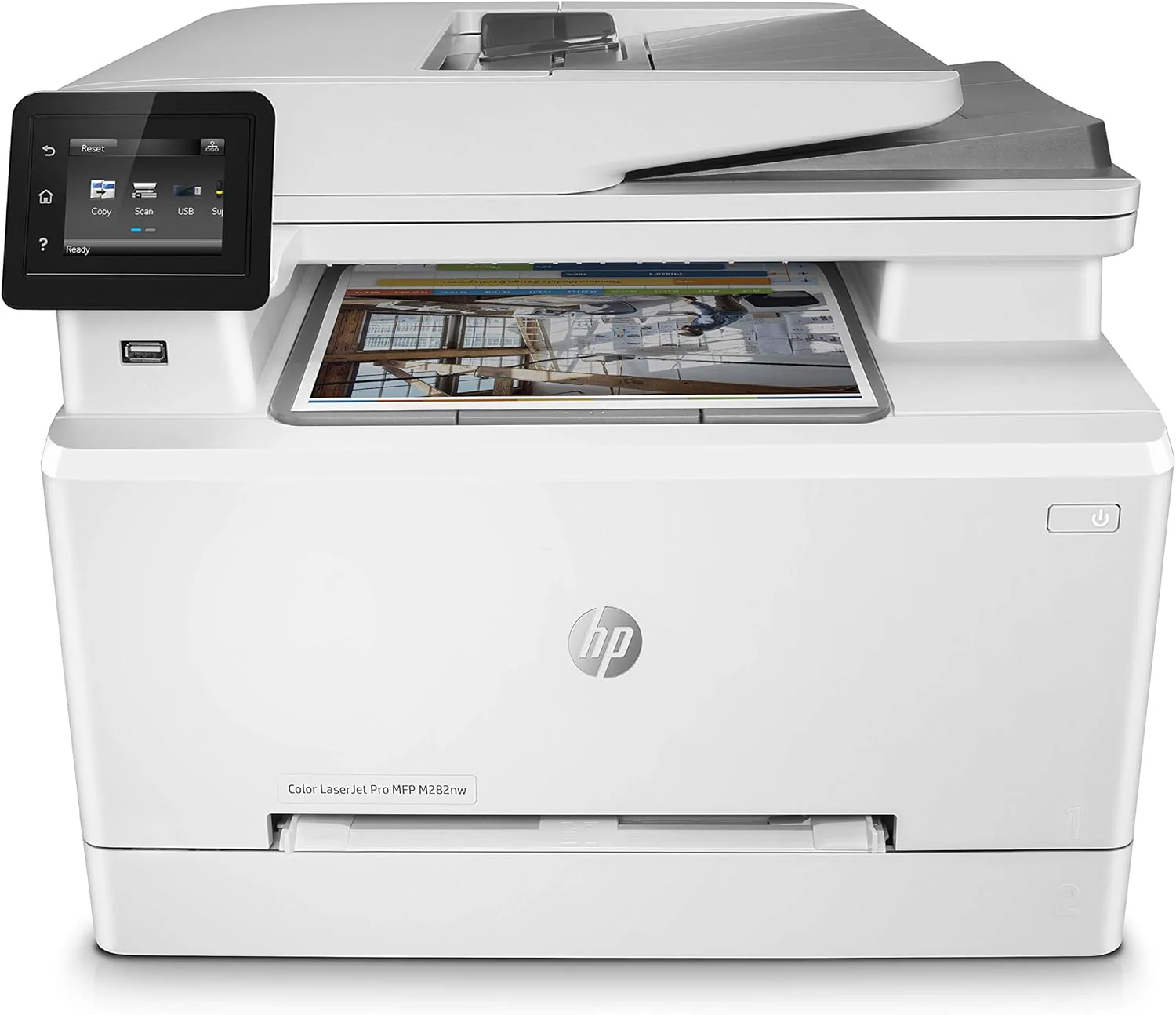 Stampante laser multifunzione a colori HP Color LaserJet Pro MFP 3302fdwg, Fax, Stampa automatica fronte/retro, Touchscreen, Wi-Fi, Ethernet, USB, HP Wolf Pro Security