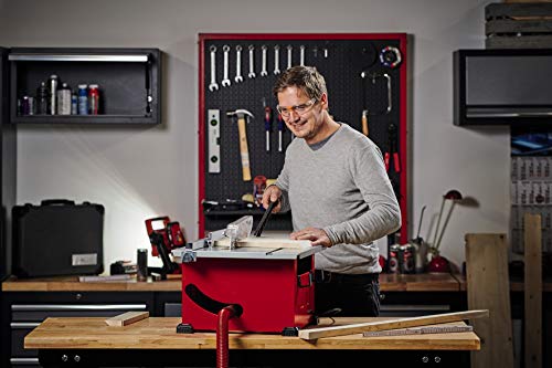 Einhell TC TS 210 Sega circolare da banco (230 240 V,1200 W, giri al min. 4800, lama Ø210 x ø30   24 denti, taglio max 45 mm, piano 525 x 440 mm, guida parallela ed angolare) : Amazon.it: Fai da te